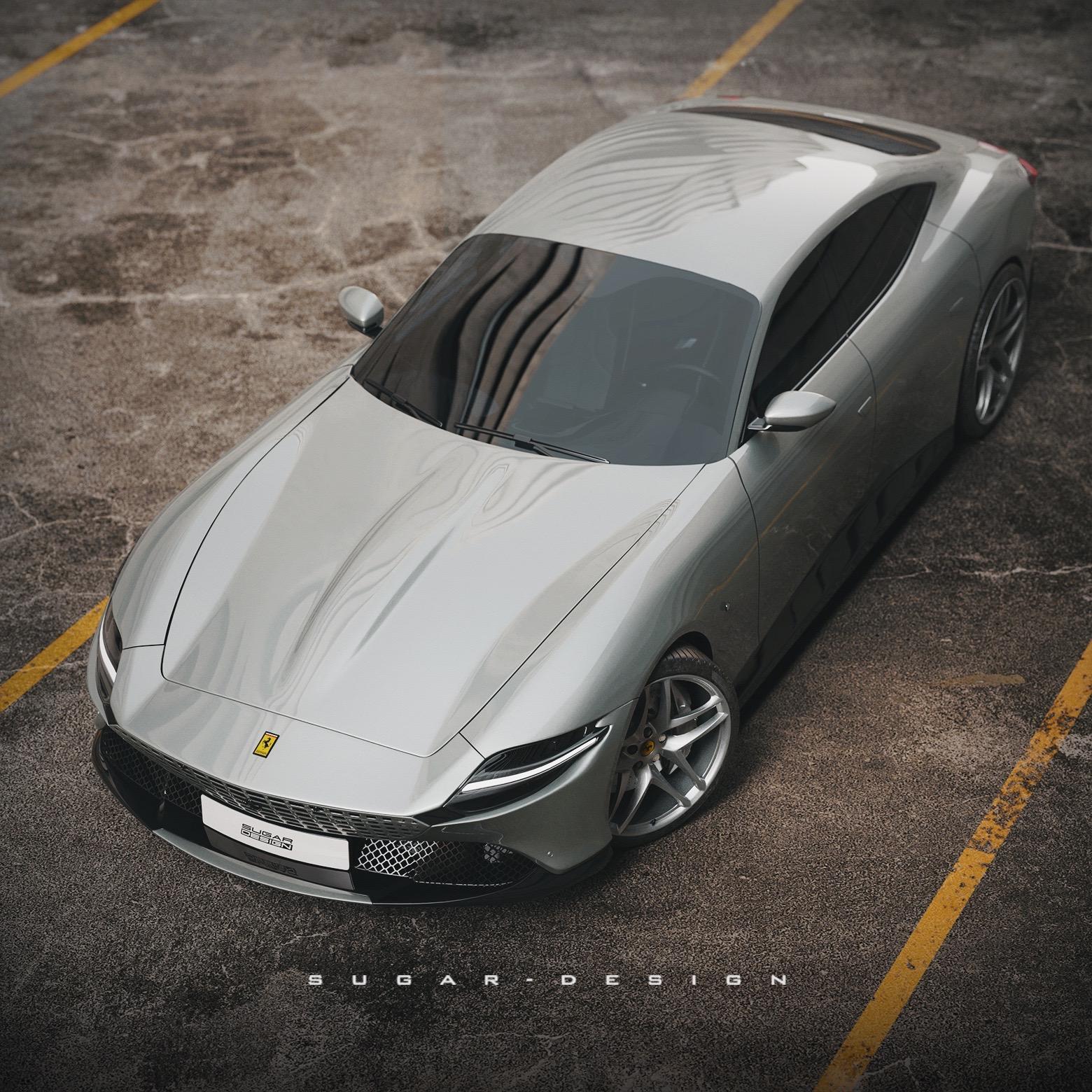 法拉利roma四门轿跑车驾到!你们觉得怎么样?