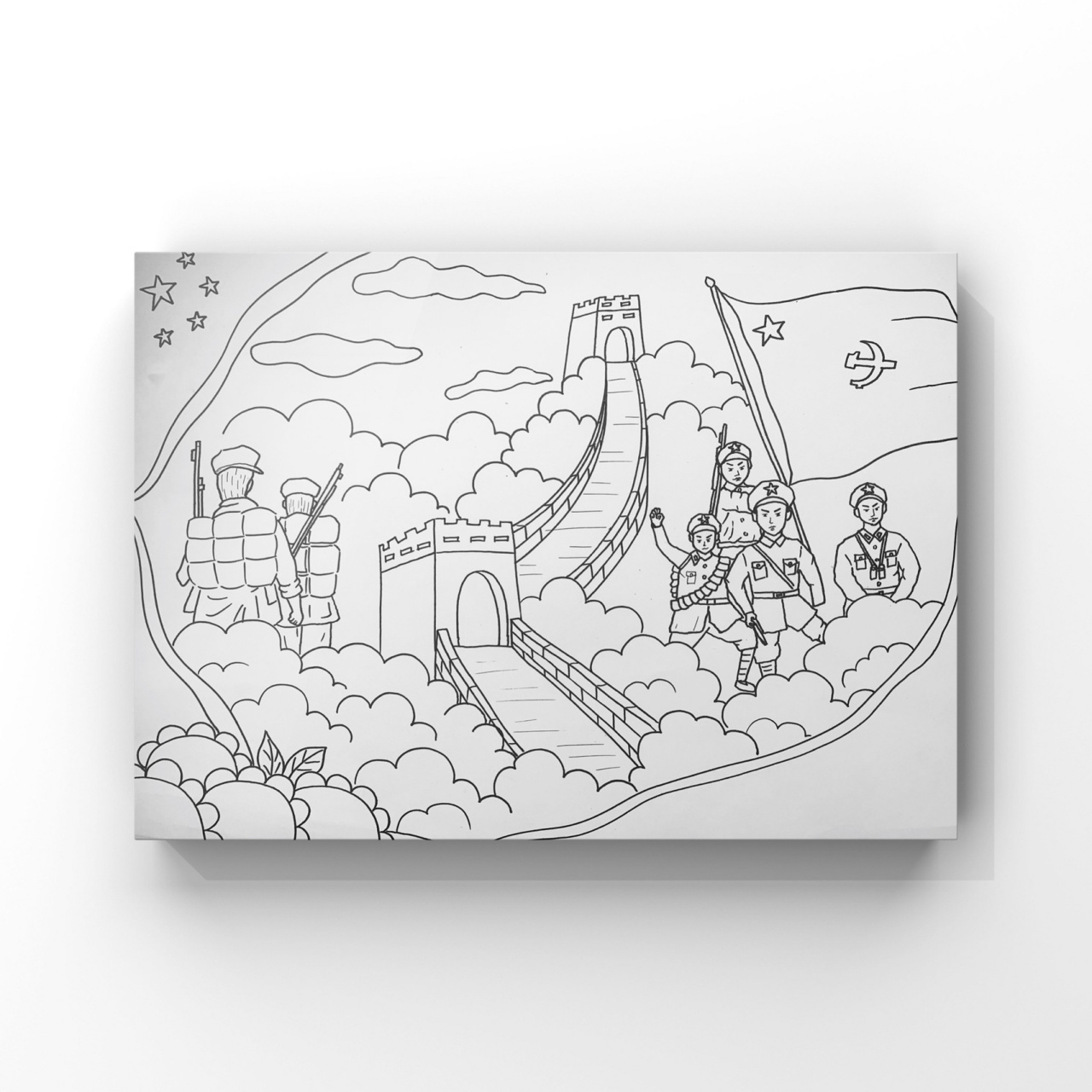 手抄报《红色经典故事》7815