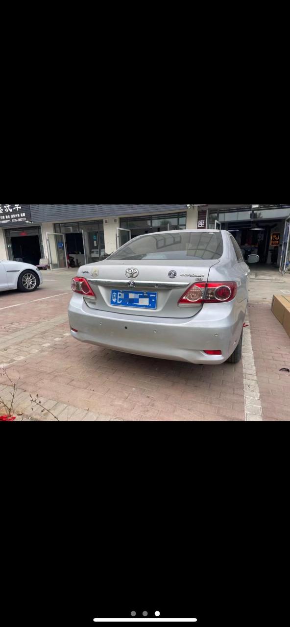 丰田卡罗拉更换后杠