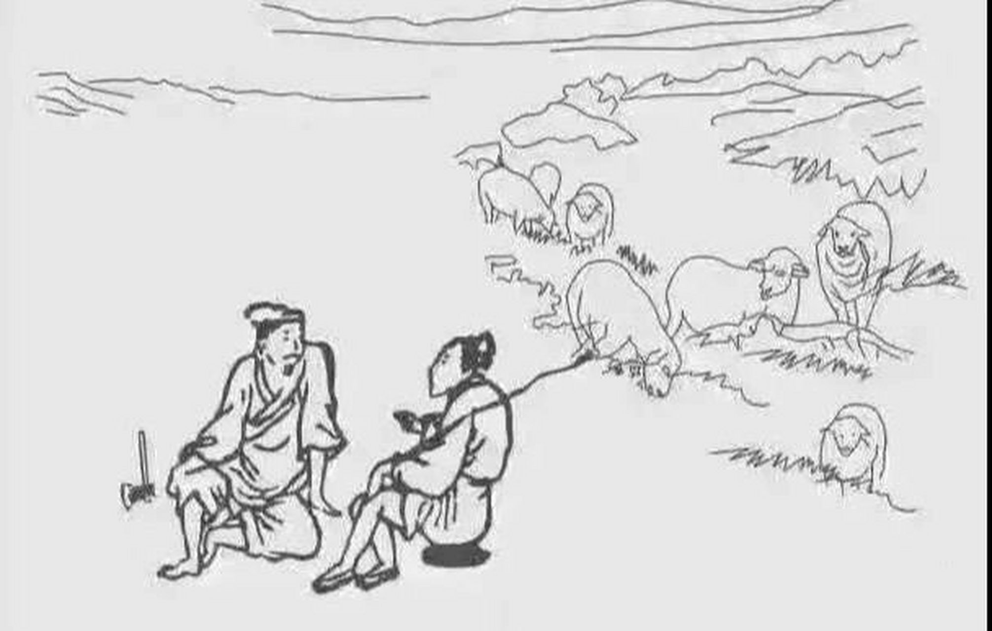 放羊人与砍柴的故事 其实关于砍柴人与放羊的故事,不单单是放羊人的羊