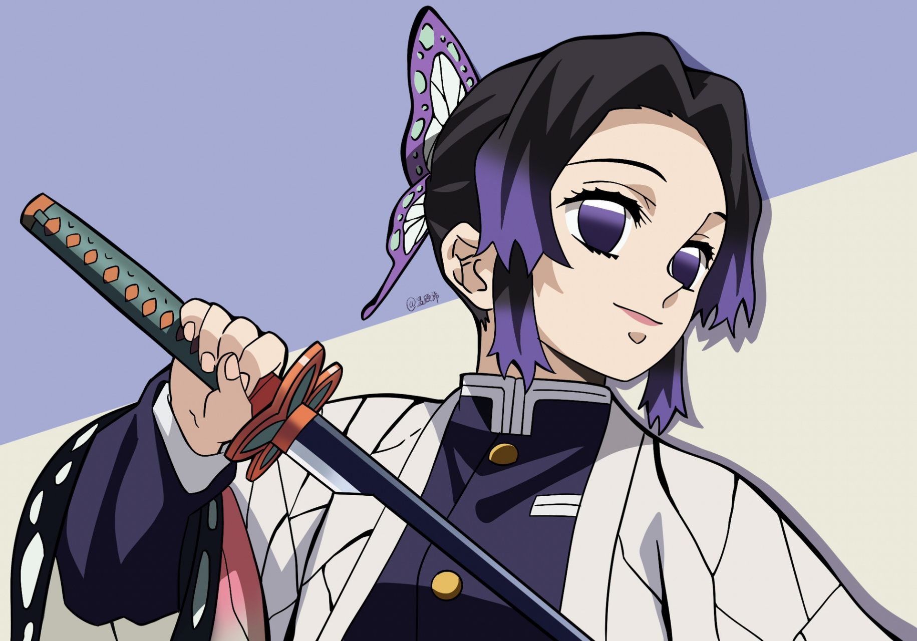 鬼灭之刃||蝴蝶忍壁纸第二弹来袭 蝴蝶忍姐姐壁纸