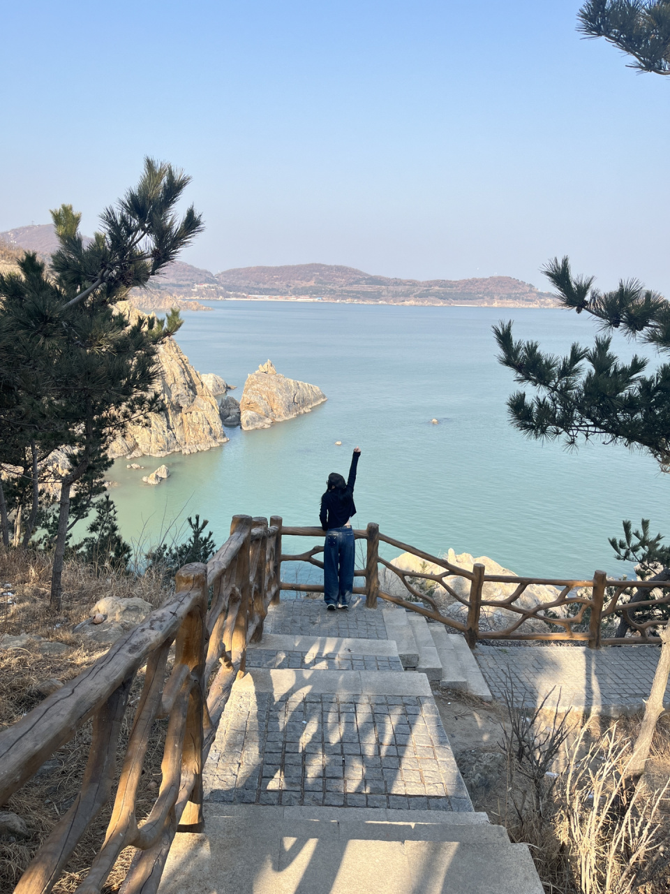 威海猫头山      2月5日 早上10点去猫头山 原片直出的猫头山 直接