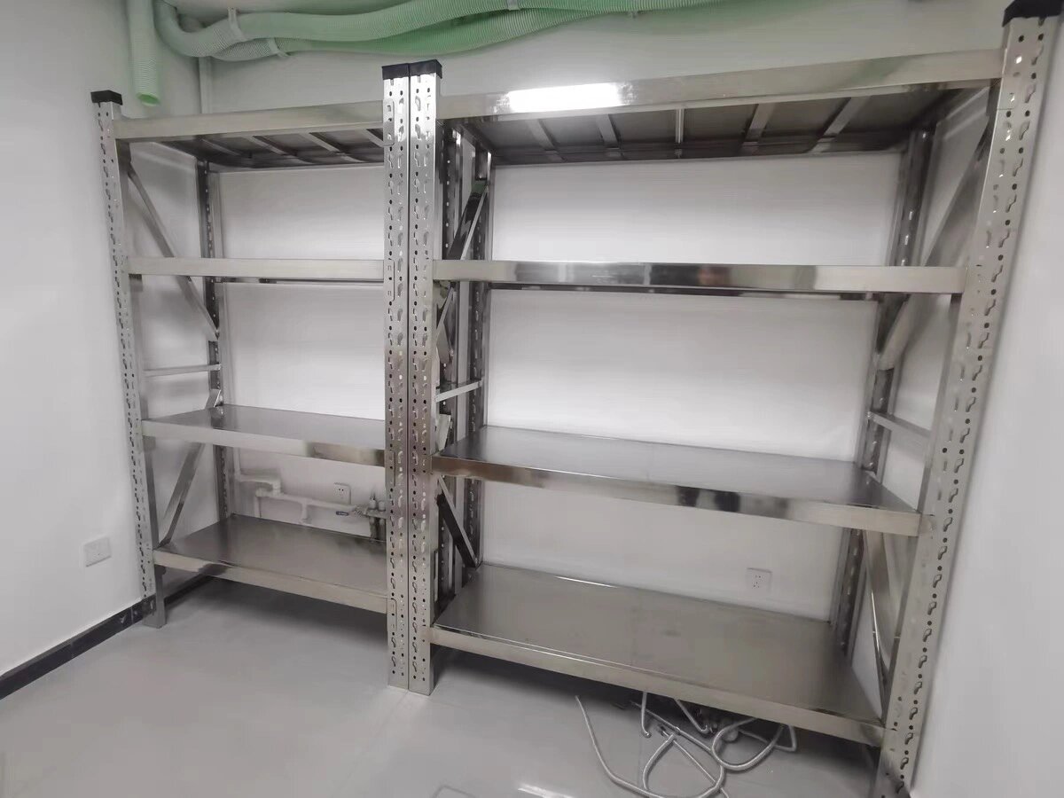 不锈钢置物架 304不锈钢货架仓储商用加厚重型置物仓库冷库专用防潮