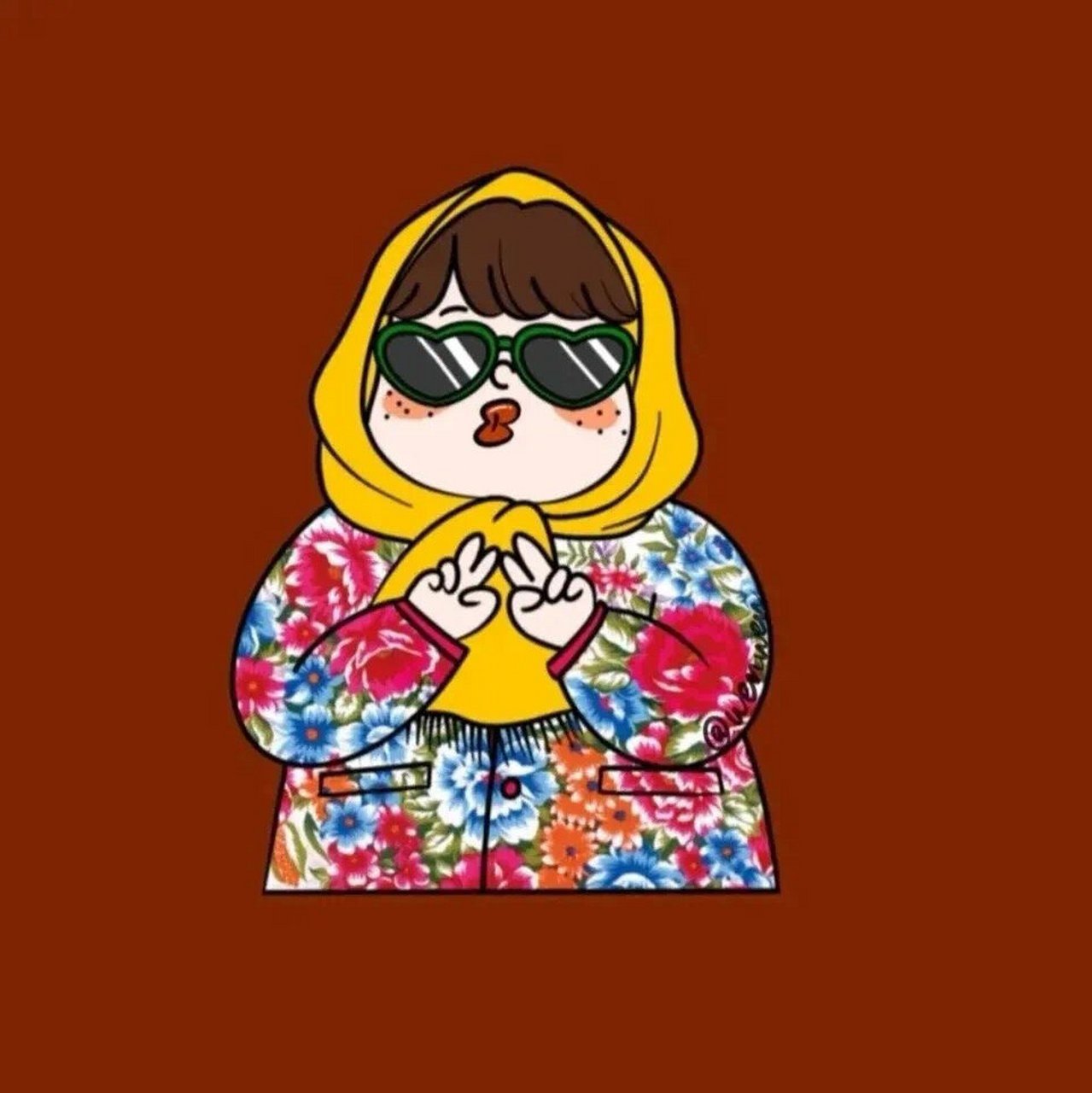 东北风姐妹头～ 好有意思的头像,哈哈哈,可以带着你的姐妹一起潮起来