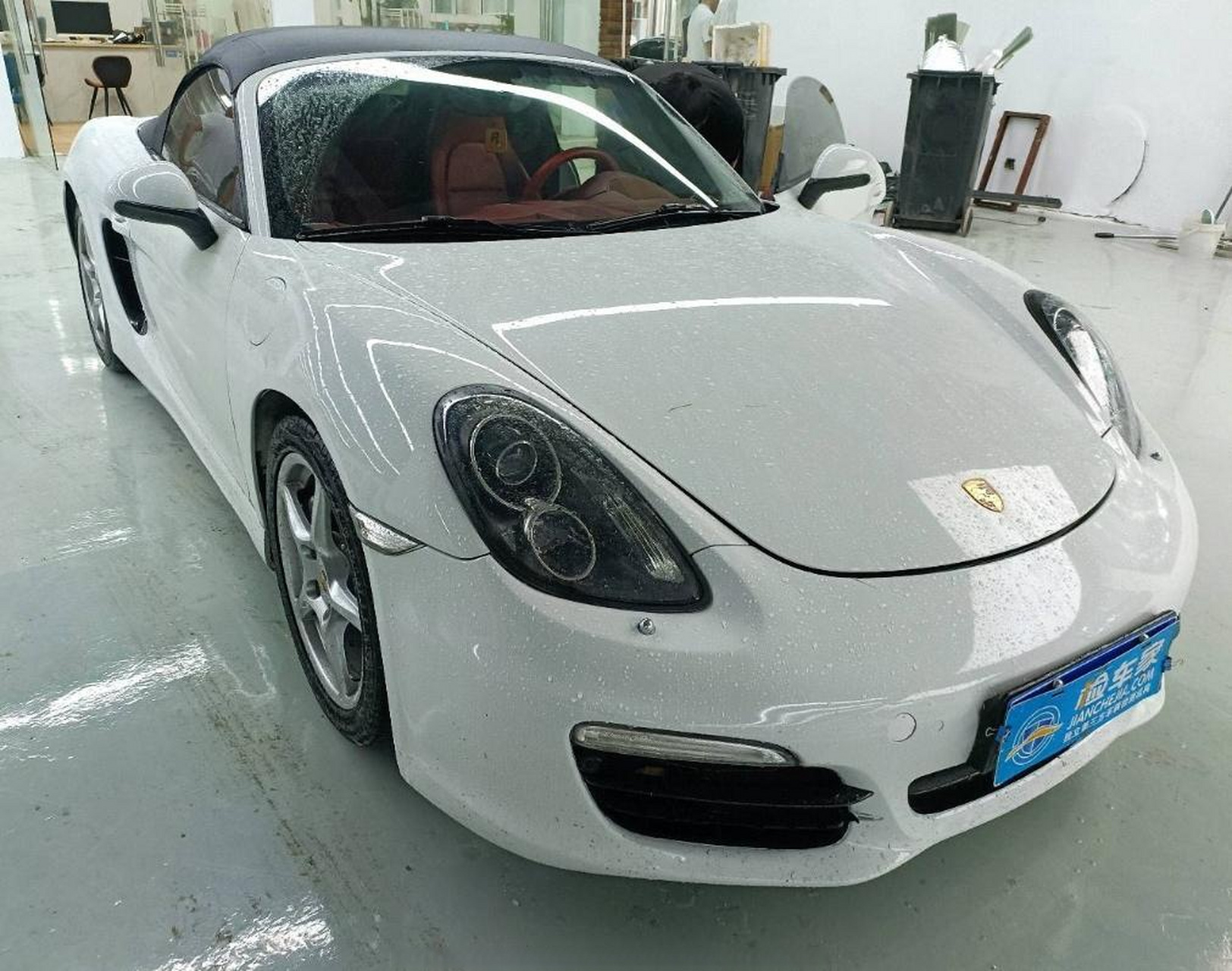 前段时间帮浙江宁波一位客户大哥检测了一辆保时捷2013款 boxster2..