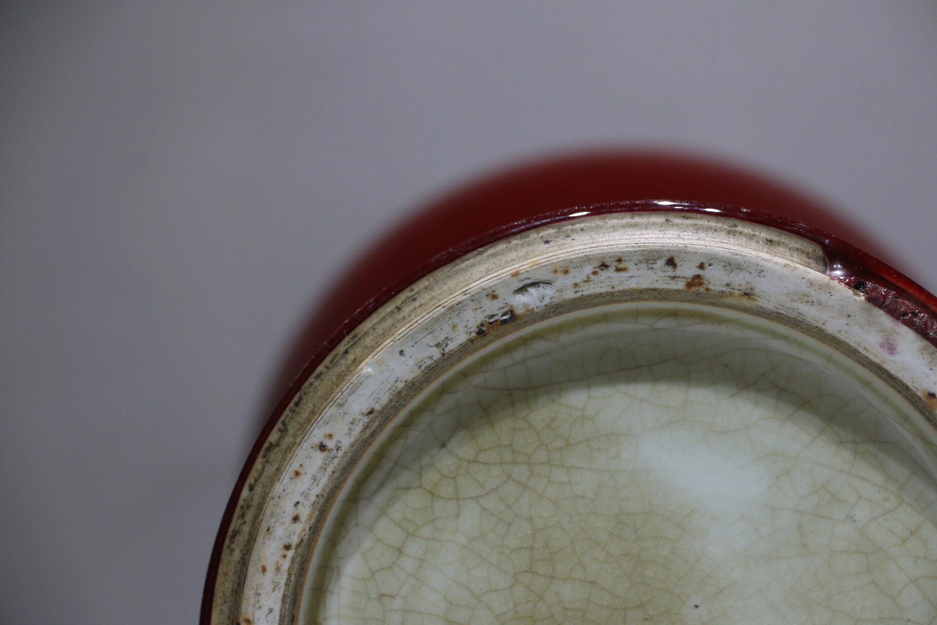 康熙郎窑 康熙郎窑红观音瓶,高度38,崔凯老师鉴定过了!