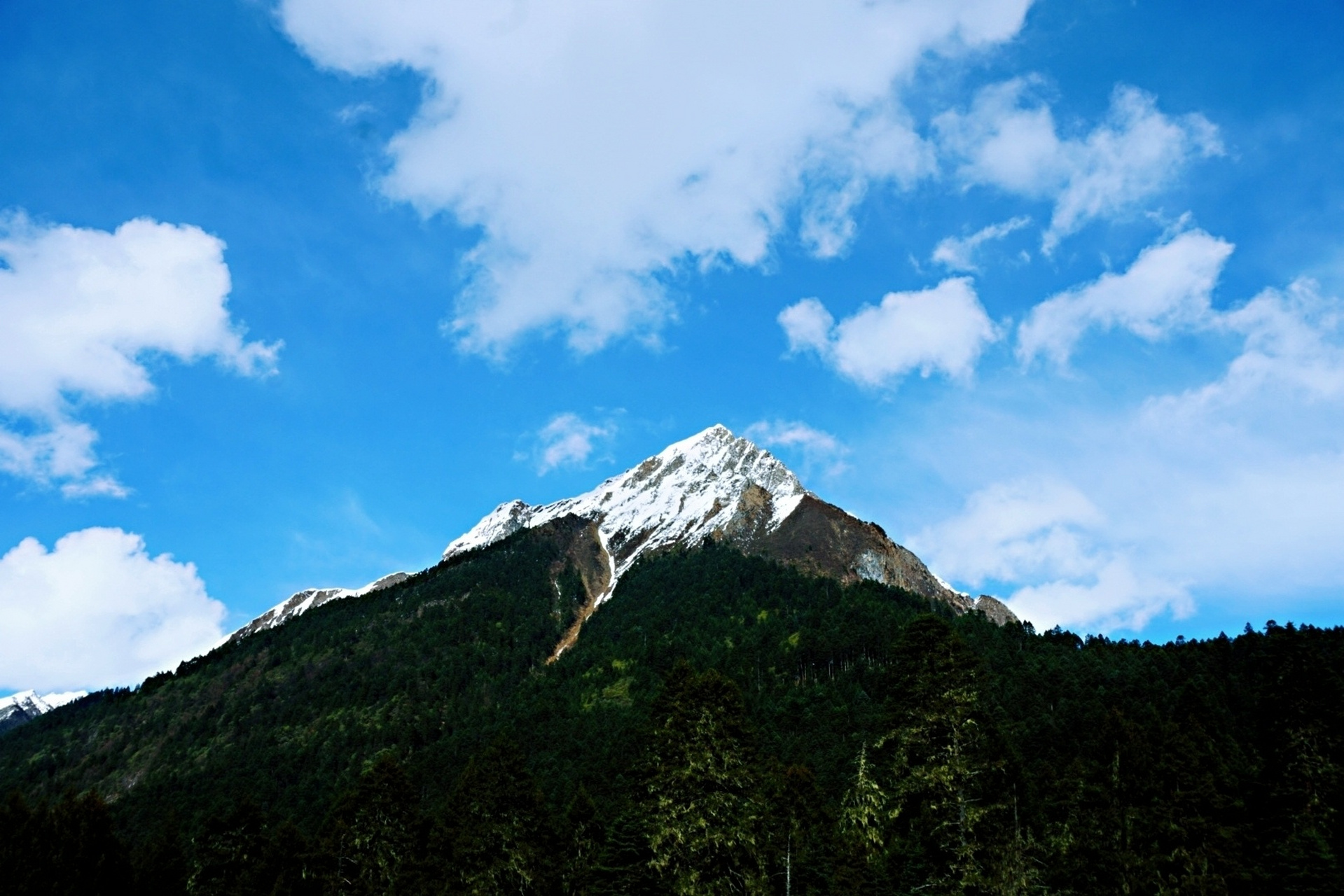 位于巴松措景区内,从巴松措到新措需要走1.