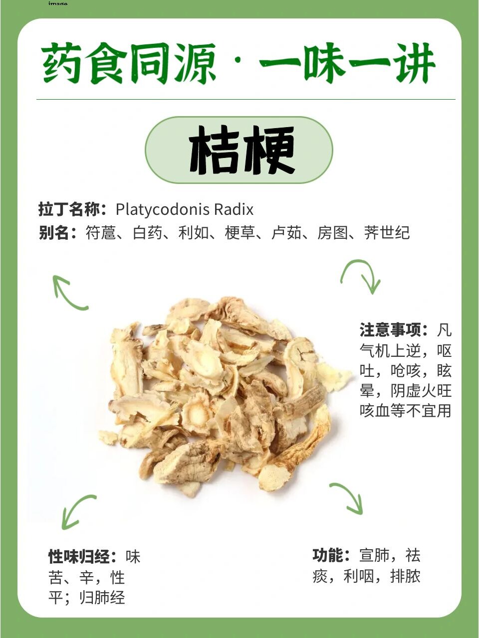 药食同源系列之桔梗,易与人参混淆的养肺宝 桔梗药食两用99 98有