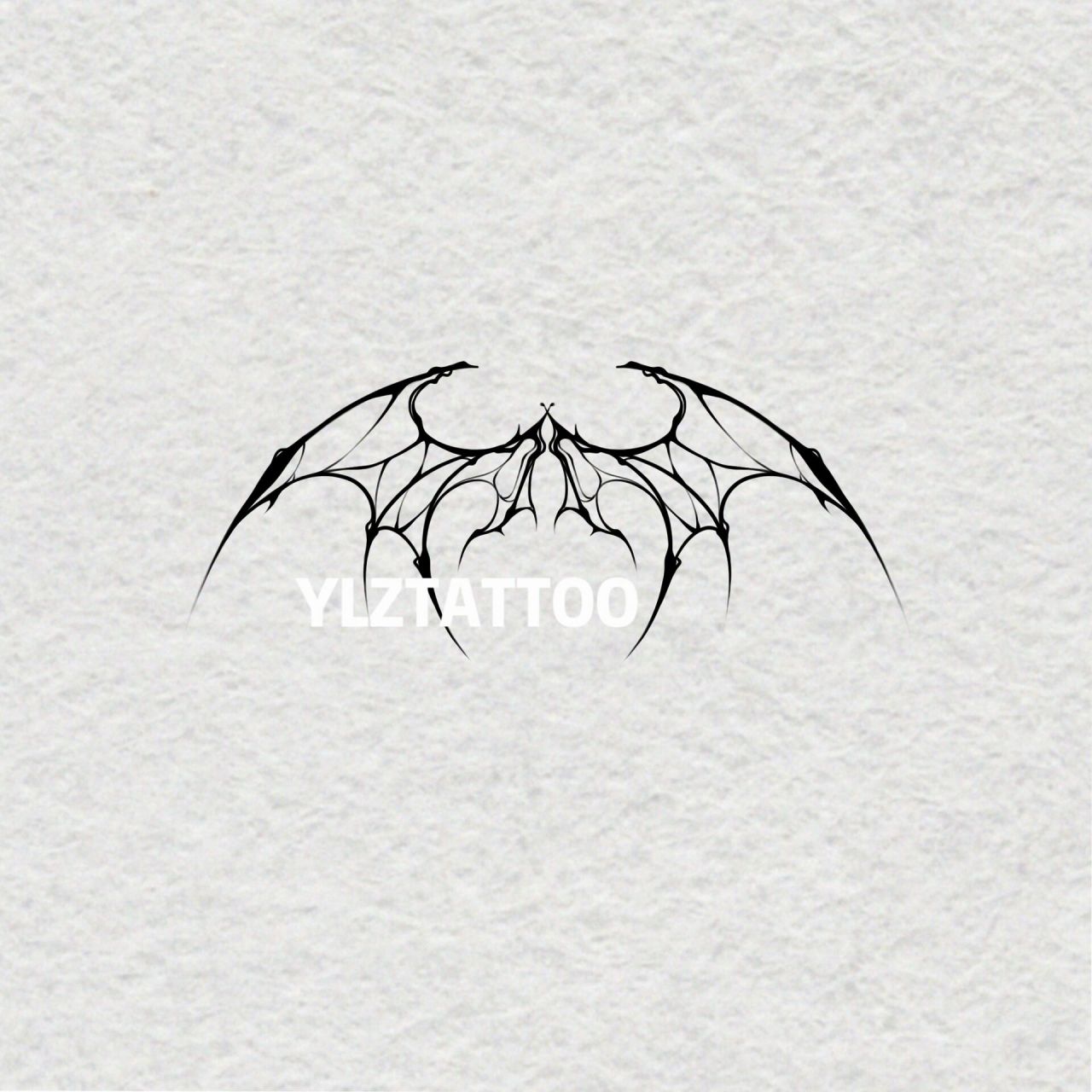 tattoo/翅膀9407蝙蝠纹身 客稿07拿图 7315第一次画蝙蝠