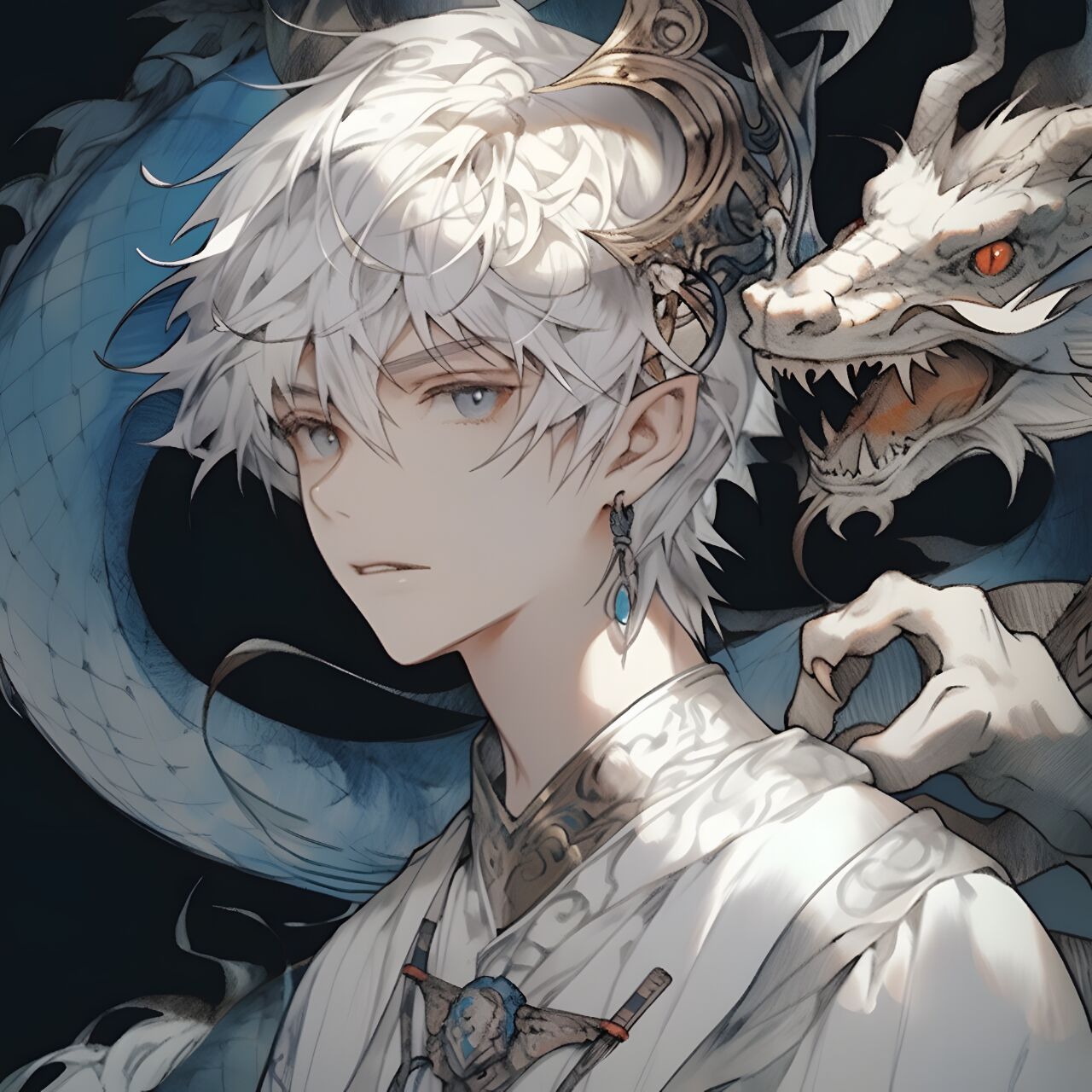 男生头像 | 第八期 一波白发少年 精致高贵 快来看看,哪一个是你的最