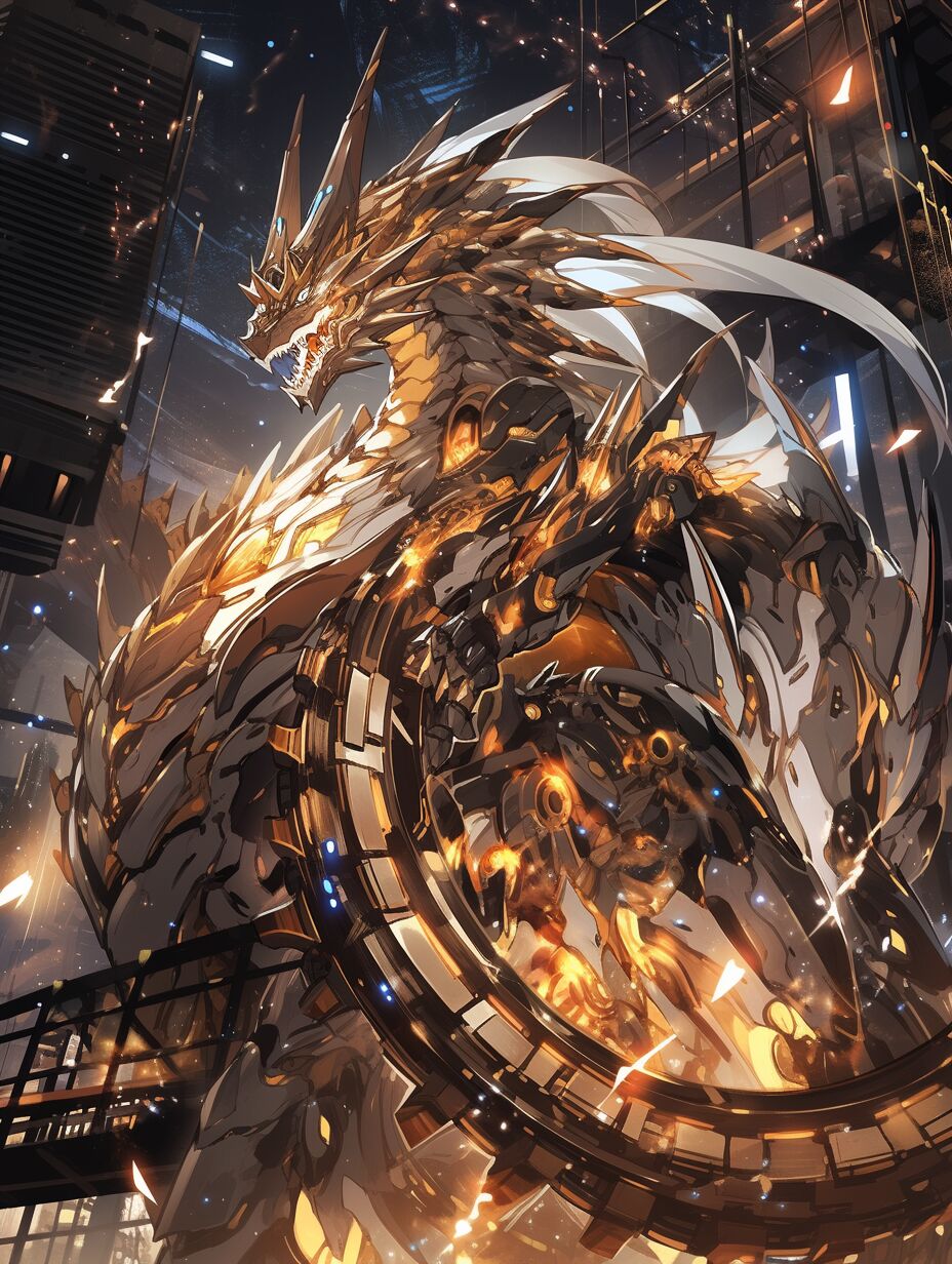 黄金圣龙,霸气登场!