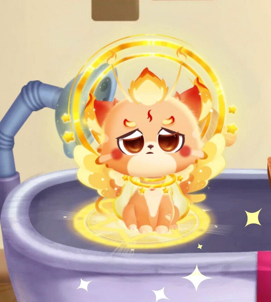 奇妙猫咪世界火哈哈   最后一张发生了什么?