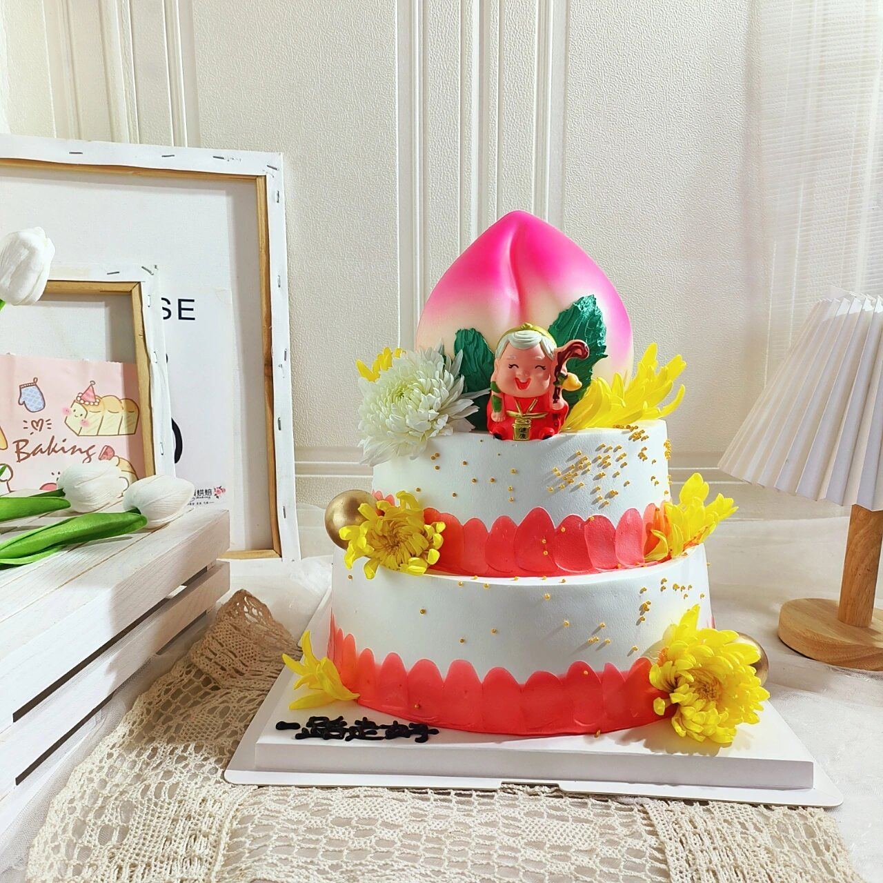 白事祭奠蛋糕 一方一习俗,老人去世后摆在灵堂