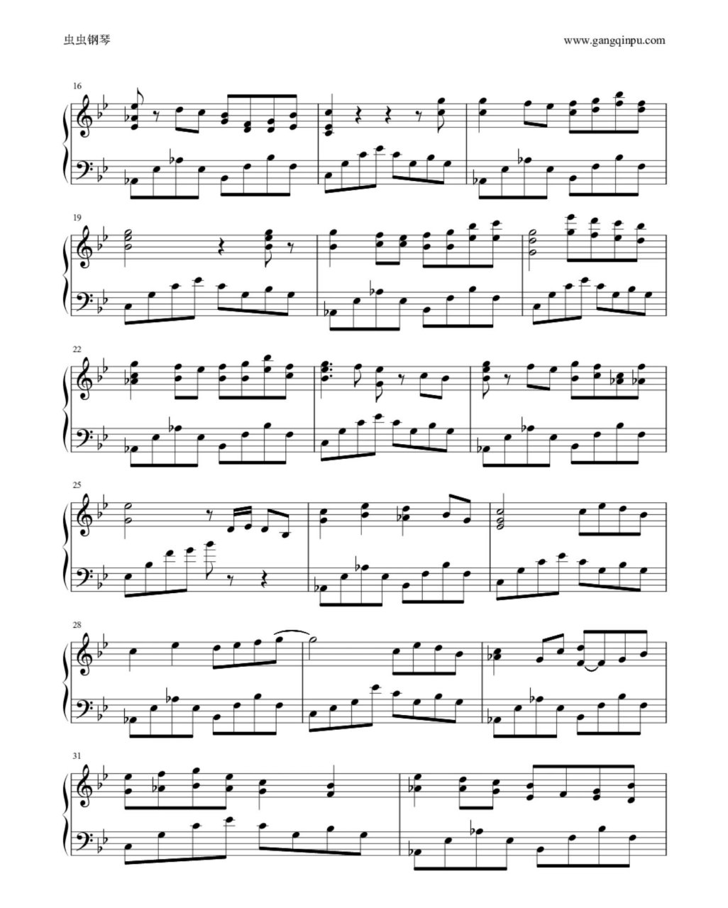 治愈系乐谱分享 《奇迹之山》 治愈系音乐乐谱分享《奇迹之山》,闲暇