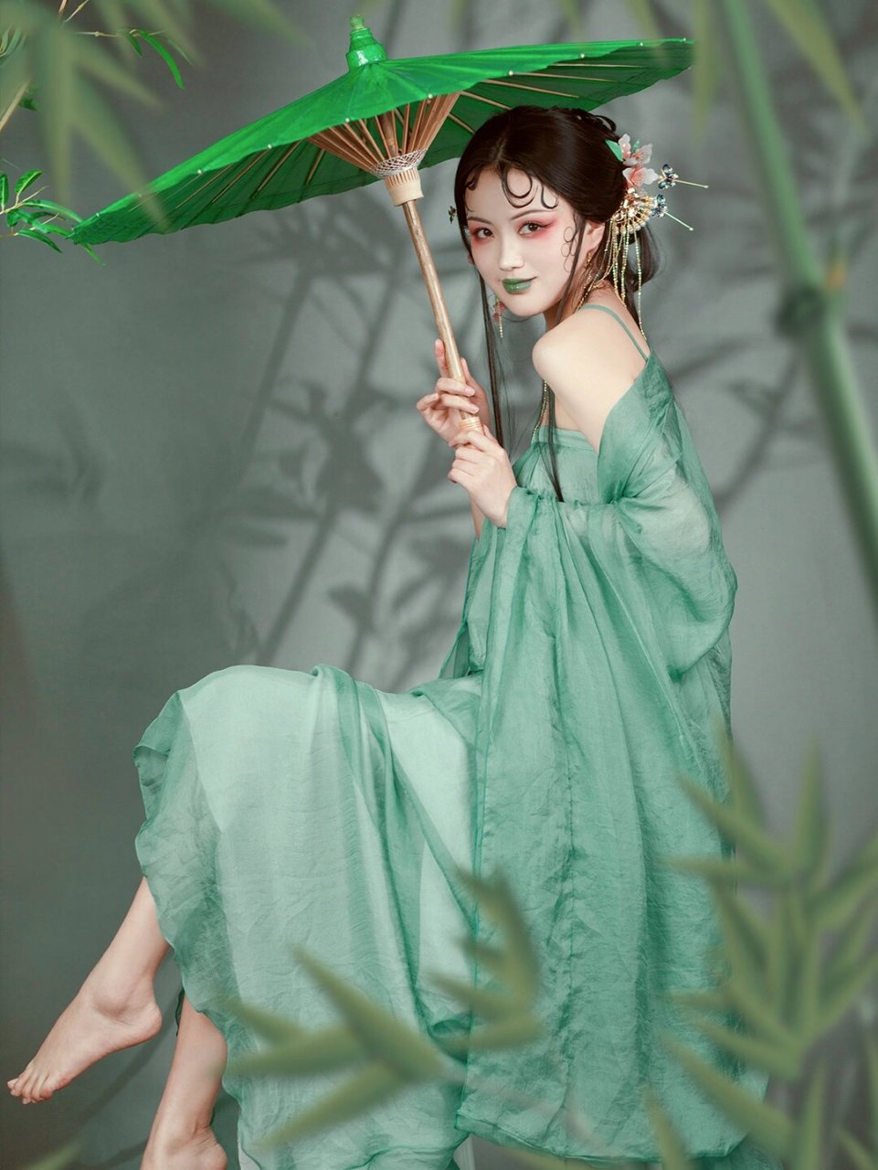 青蛇古风写真丨这样的竹叶青你爱了嘛71 我历经凡间烟火96趟过