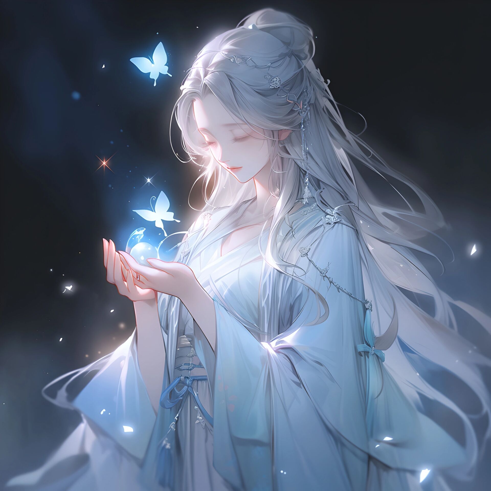 千载轮回,化蝶归来|古风头像古风女生头像