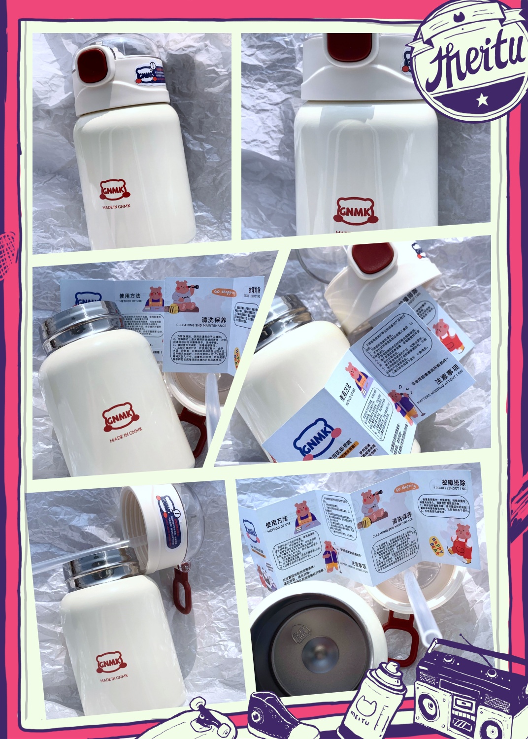 这款保温杯的外观设计简约时尚,有多种颜色可供选择,非常适合年轻人