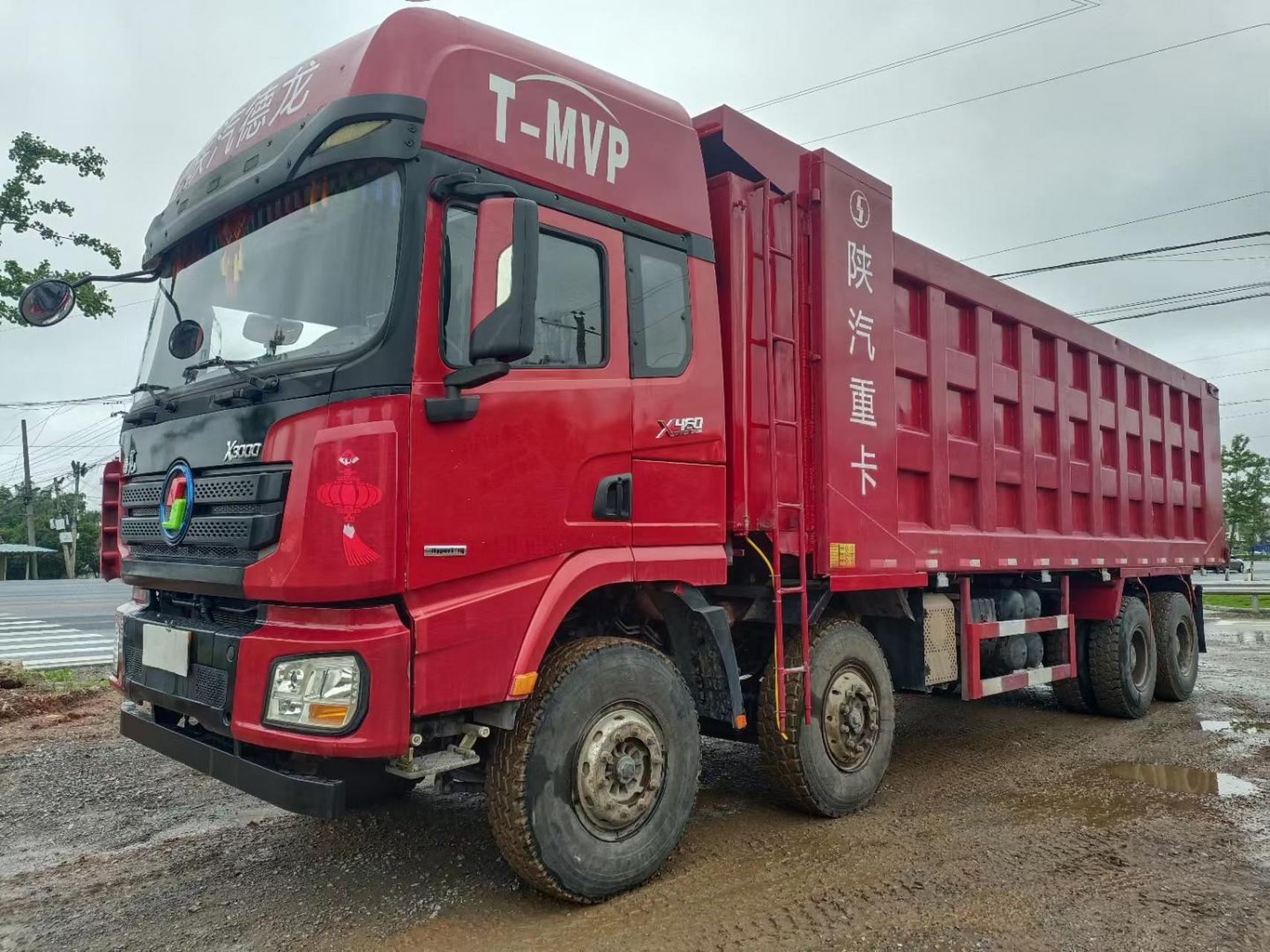 前四后八自卸车,限量版2米公告,19年6月460潍柴德龙x3000,8.4长2.