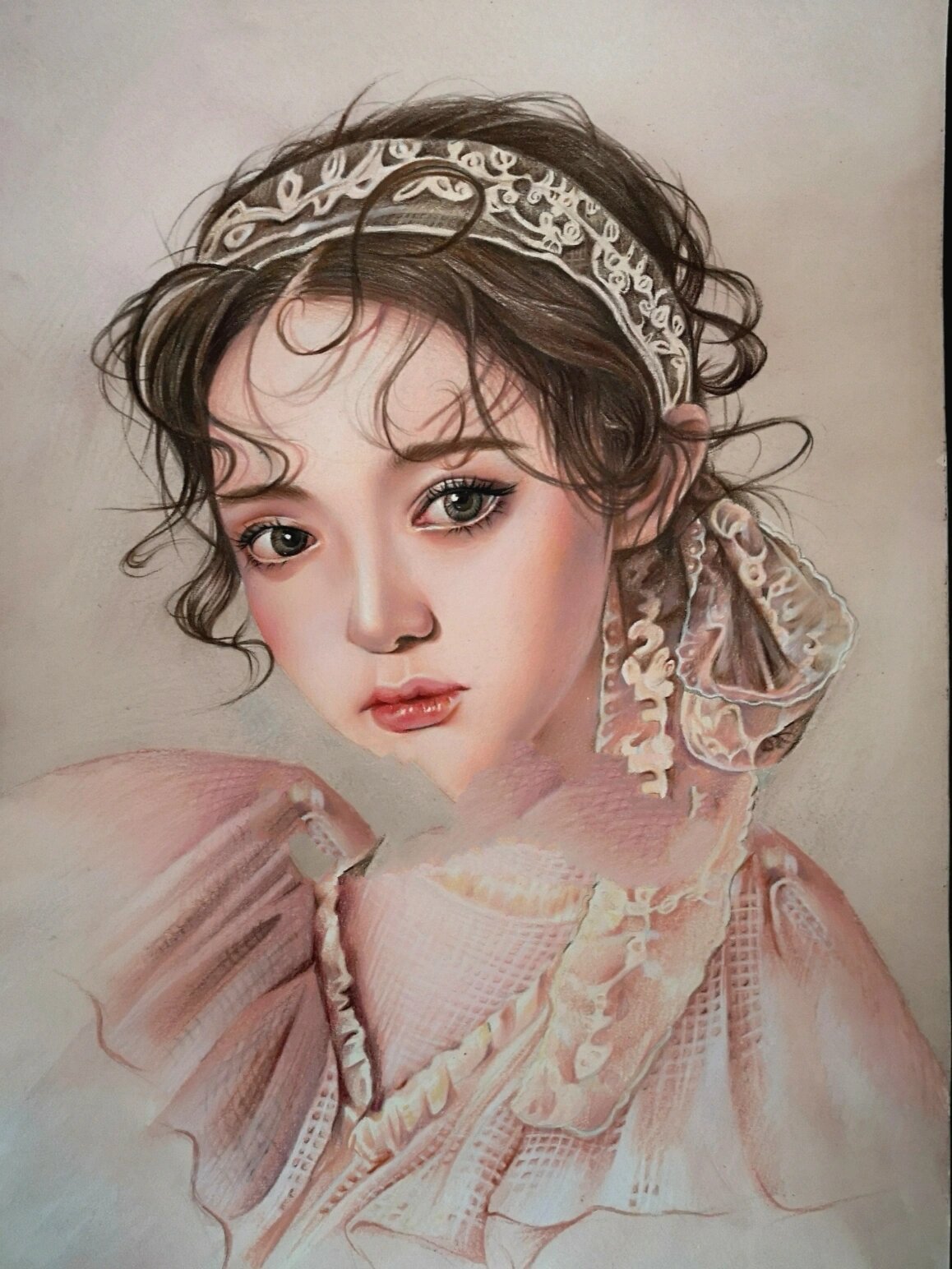 人物彩铅绘画练习