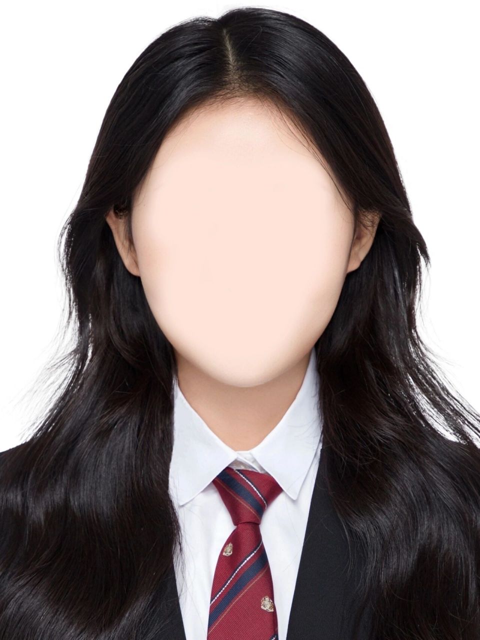 证件照露耳朵眉毛的模板~适合各种场景适用 有些挡住眉毛了通过不了!