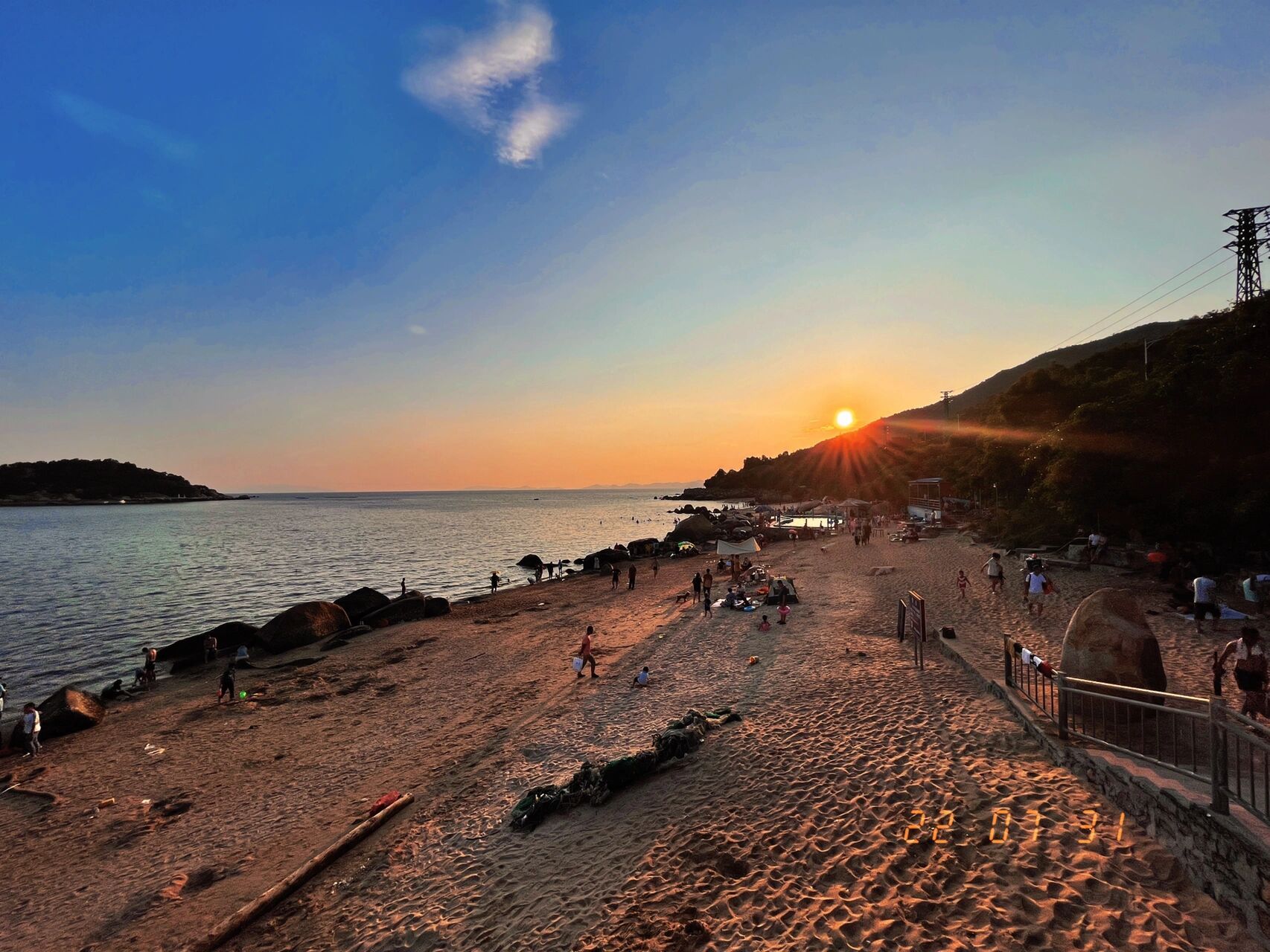 98台山小众海滩之星月海湾 98说走就走的海边 95说看就看的日落