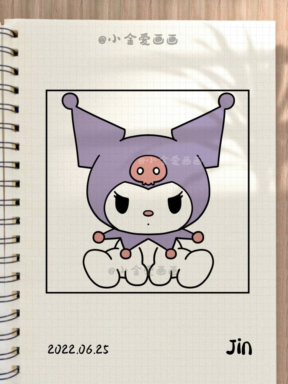 零基础|简笔画教程|三丽鸥|库洛米 ★库洛米简笔画教程1 7215未经