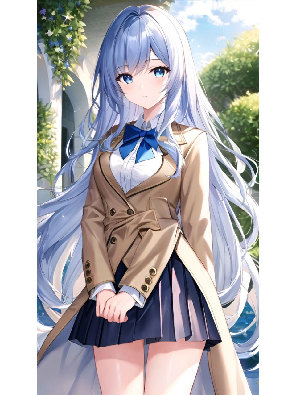 动漫二次元绘画人物风衣外套篇