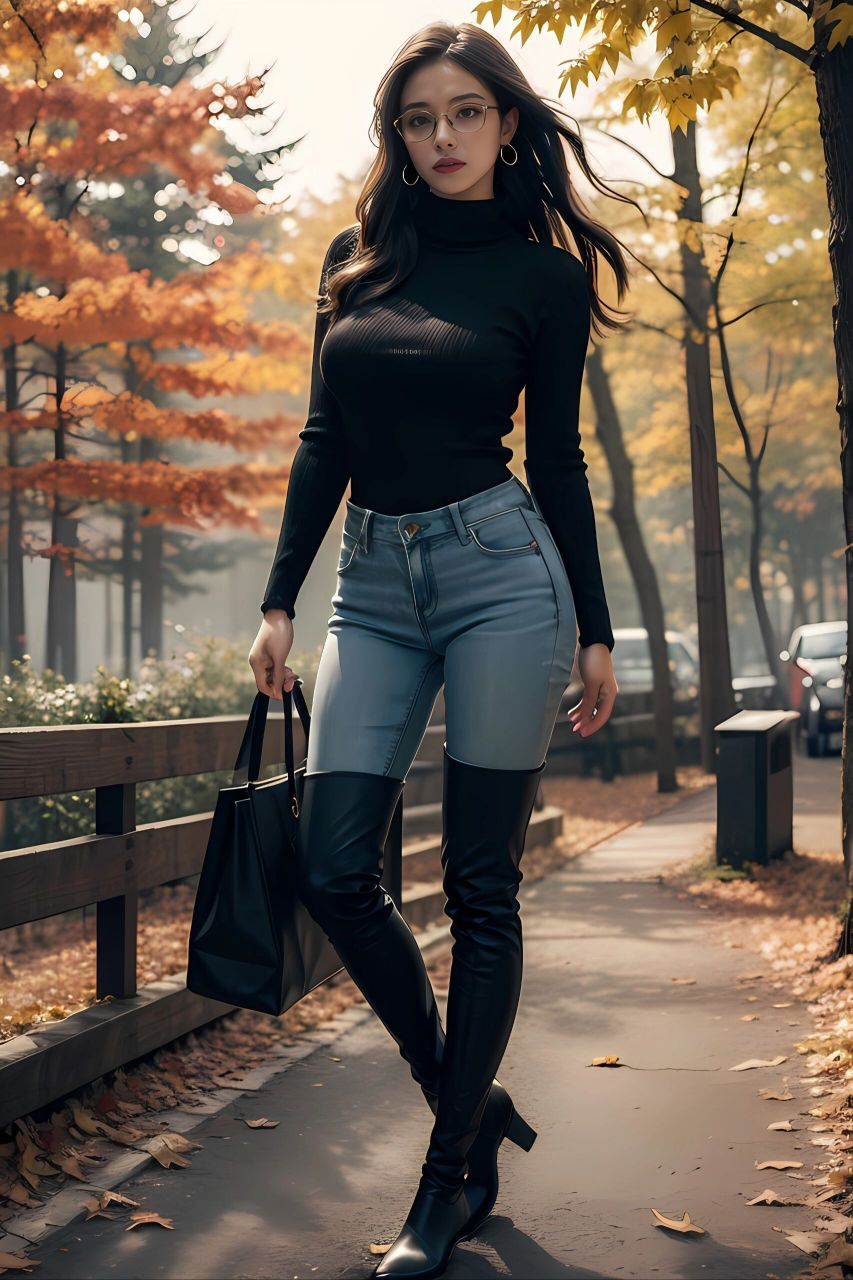 ai,编号32426(牛仔裤长靴合集1) 这次是牛仔裤加过膝靴,ai比较给力