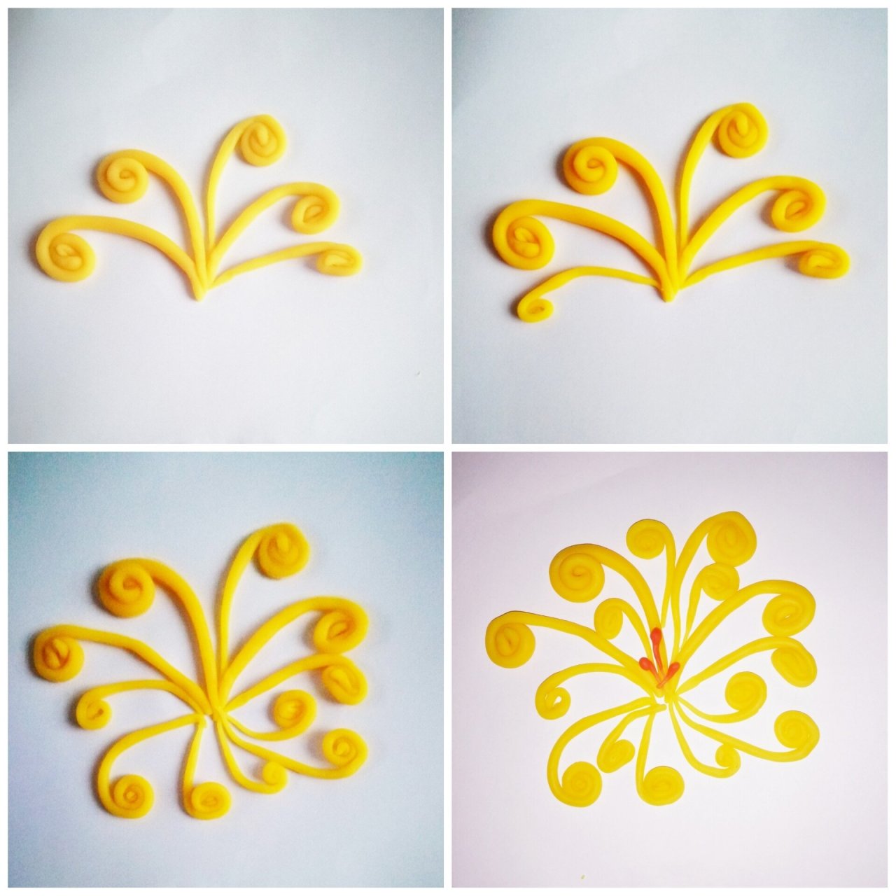 粘土教程:用橡皮泥捏的菊花,简直太逼真啦