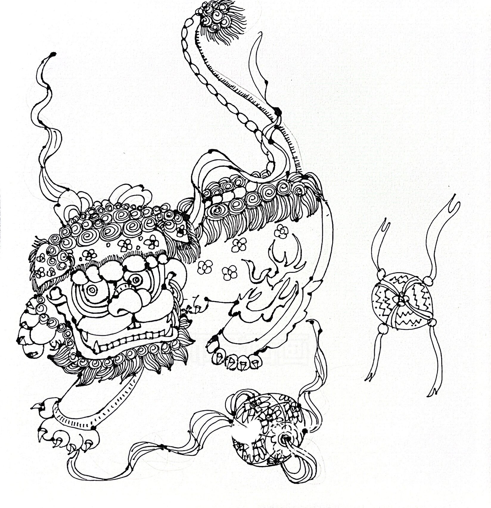 第 105 集 狮子滚绣球(过程图) 狮子滚绣球 好事在后头