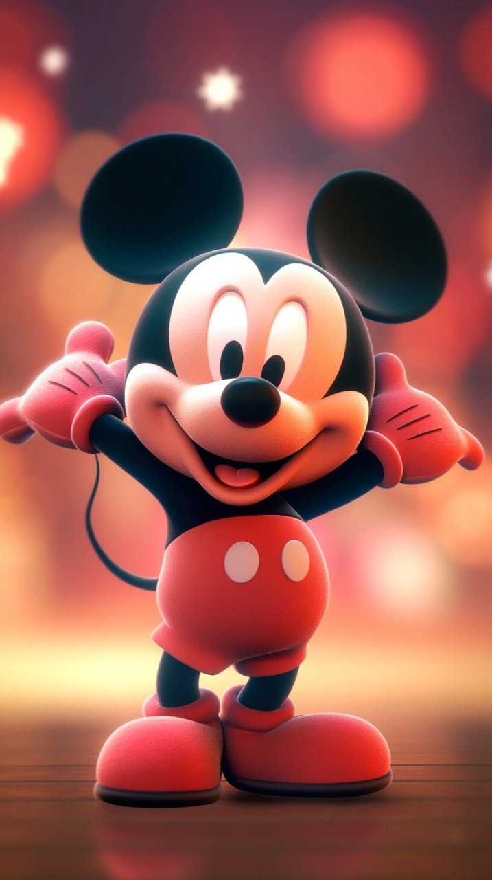 米奇高清壁纸|和米奇一起快乐到起飞 #米奇# #潮玩新品# #夏日滤镜