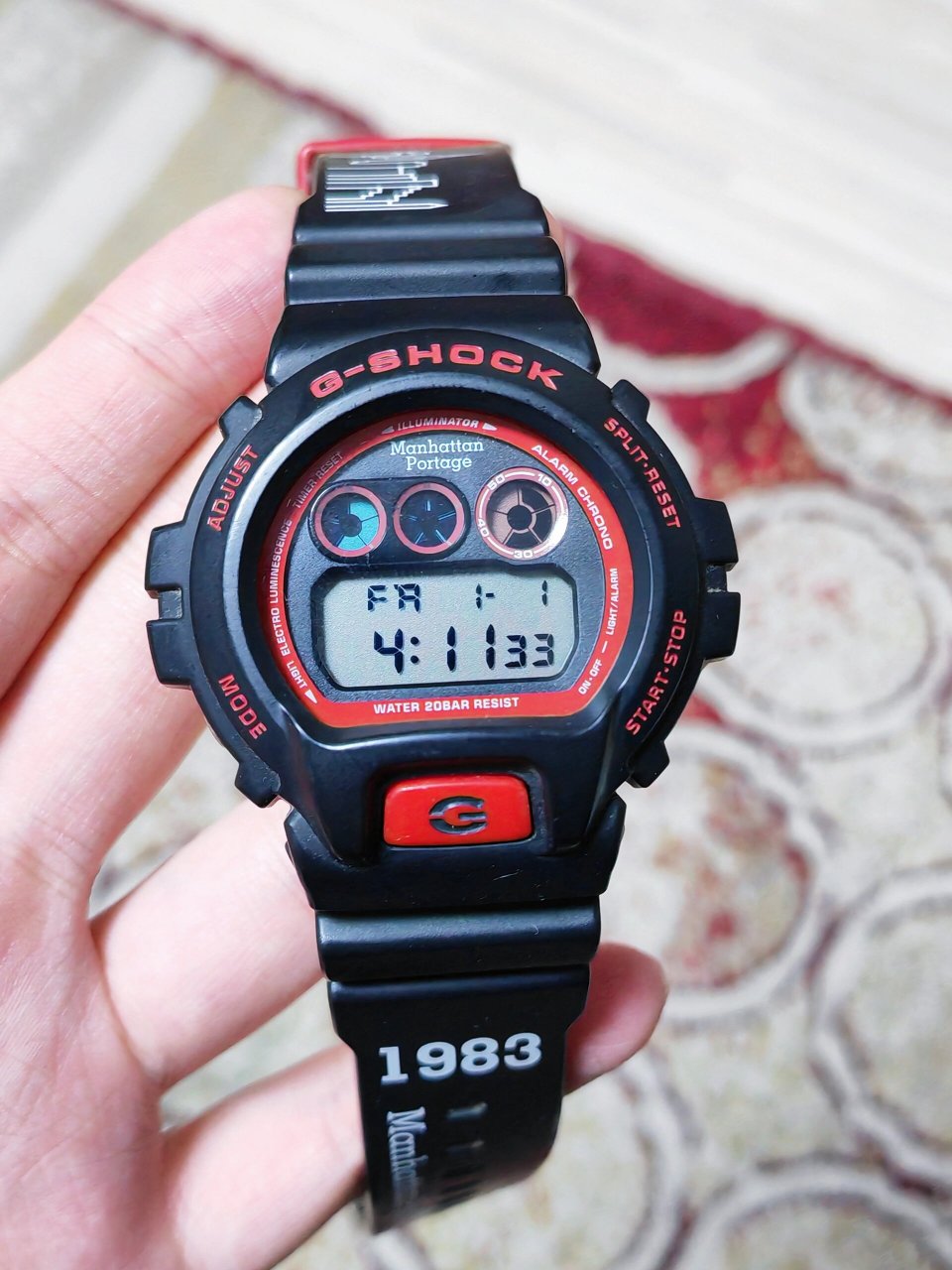 开箱卡西欧中古联名dw6900手表 casio卡西欧dw6900这款手表是gshock