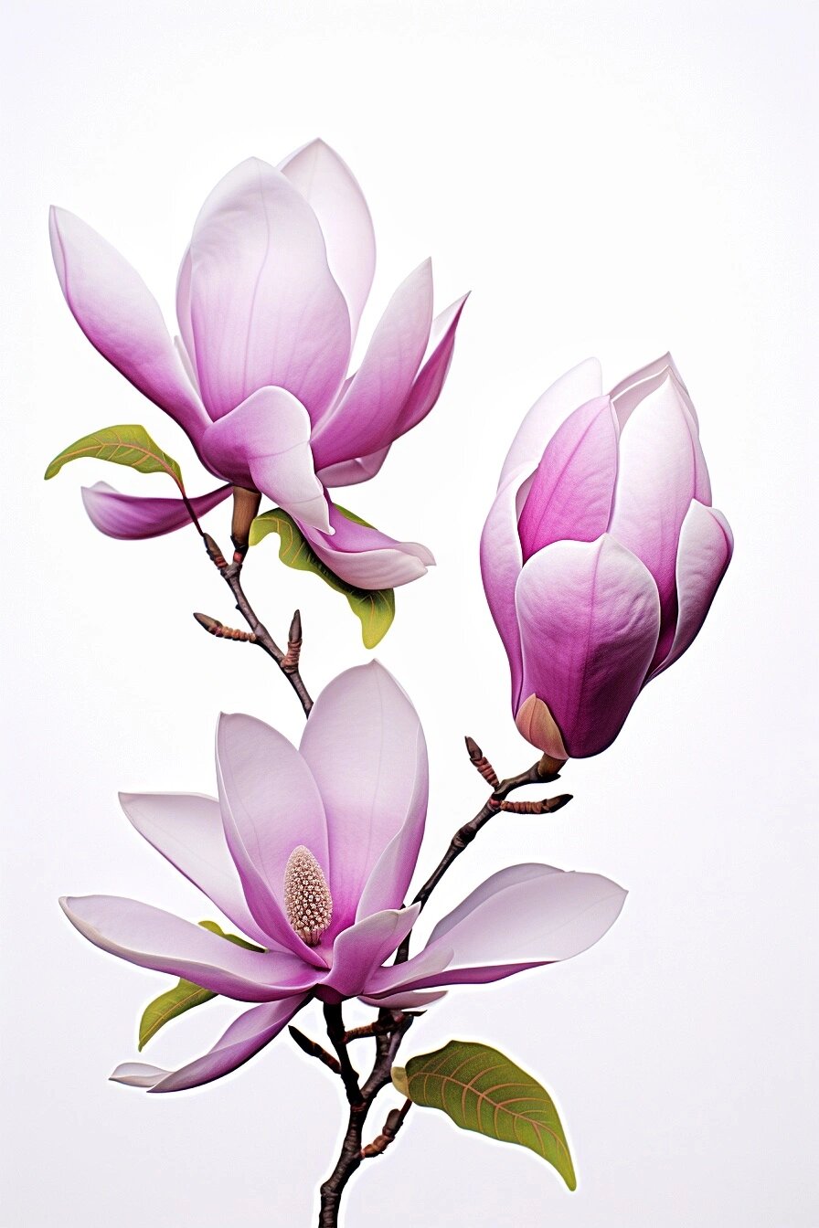 绘画素材1000更～纯洁的玉兰花(二) 素材制作不易,喜欢请点赞,关注