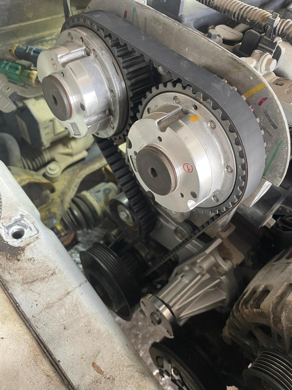 福克斯正时皮带水泵更换