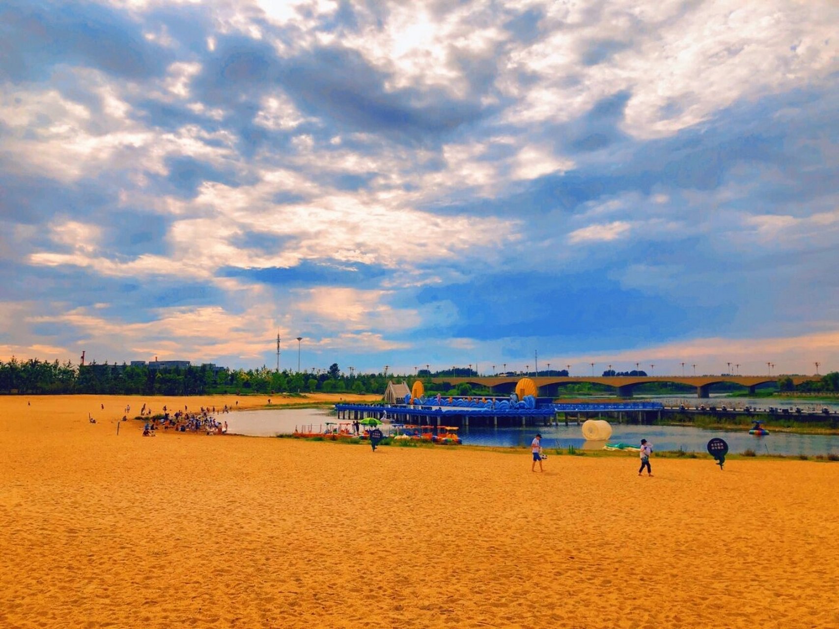 美丽的漯河沙澧河风景区