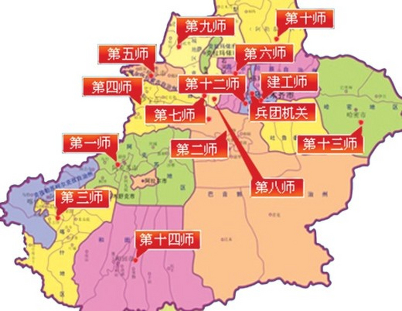 新疆第五师双河市地图图片