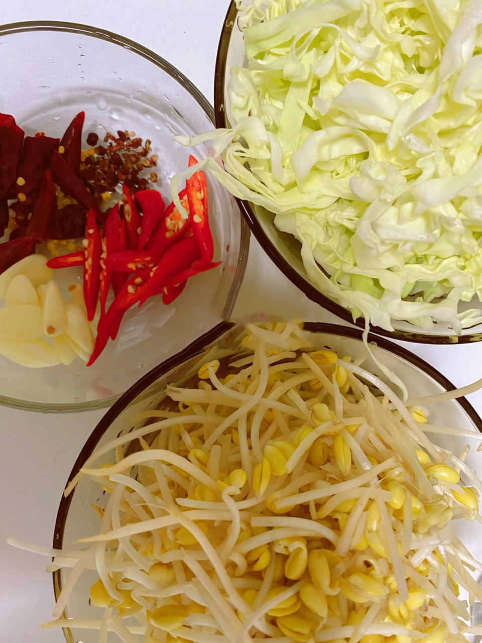 圓白菜炒豆芽|下飯好菜懶人炒菜|減脂餐 減脂期間怎麼吃～好吃又不胖