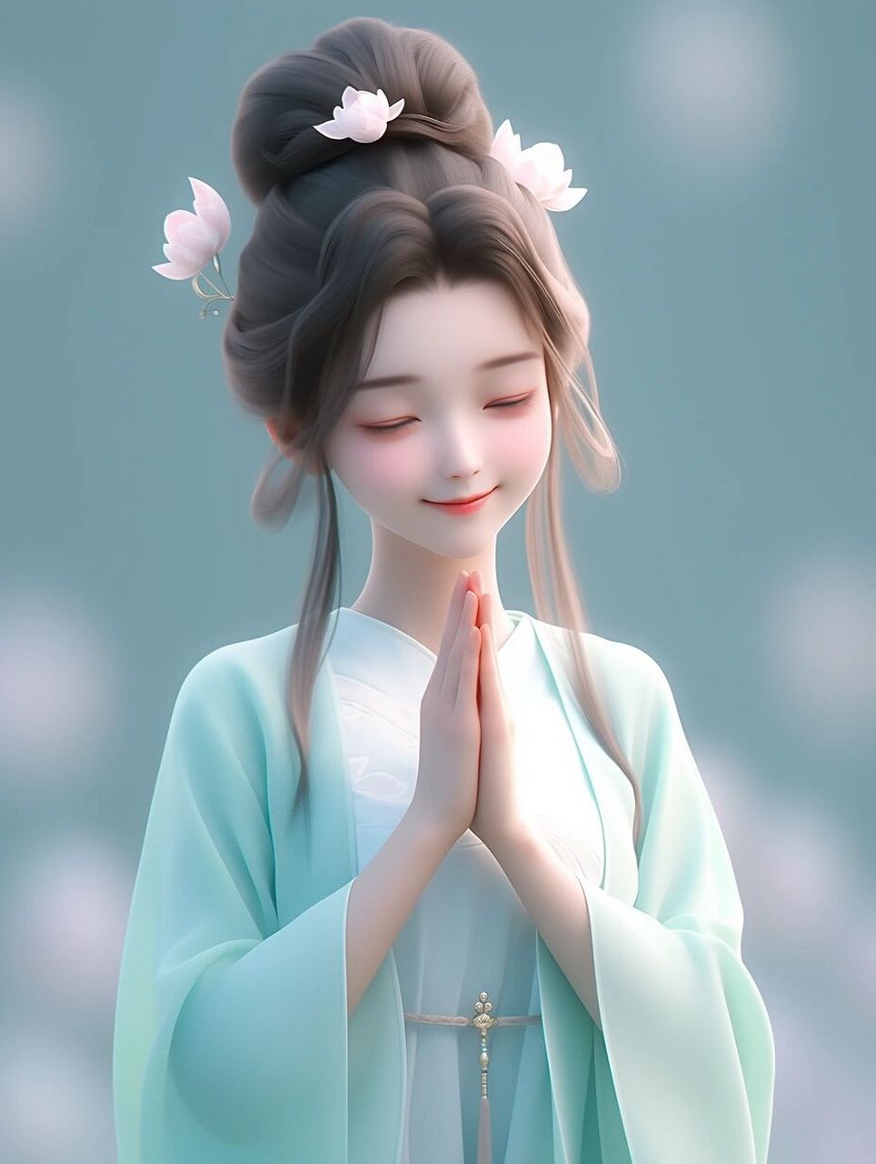 古风壁纸||青衣·佛系女生头像97