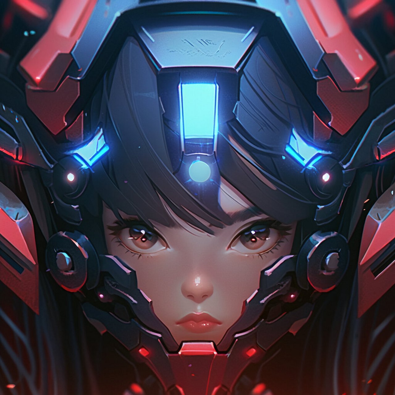 机械 科幻风格的头像来一波~尝试了若干组风格,最后还是觉得这套【多