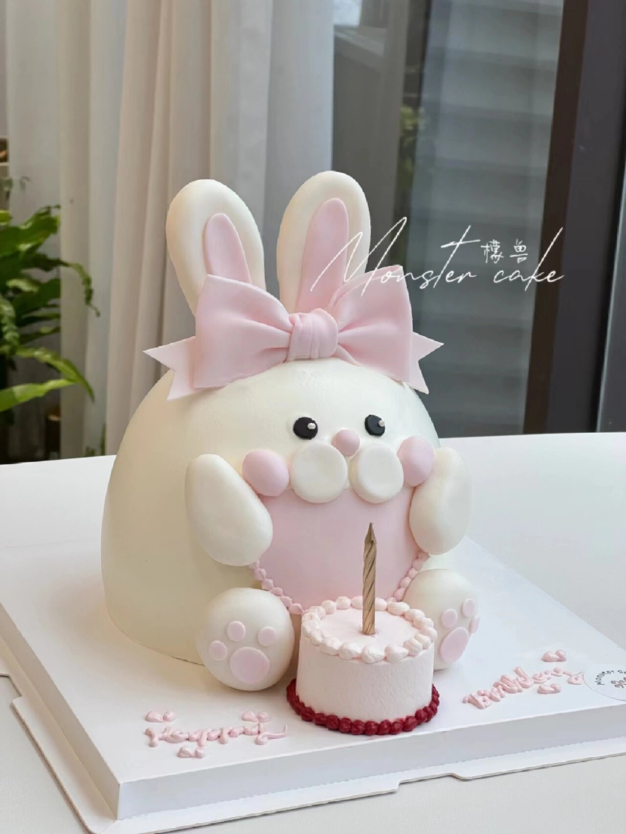 小兔子蛋糕|附配件图