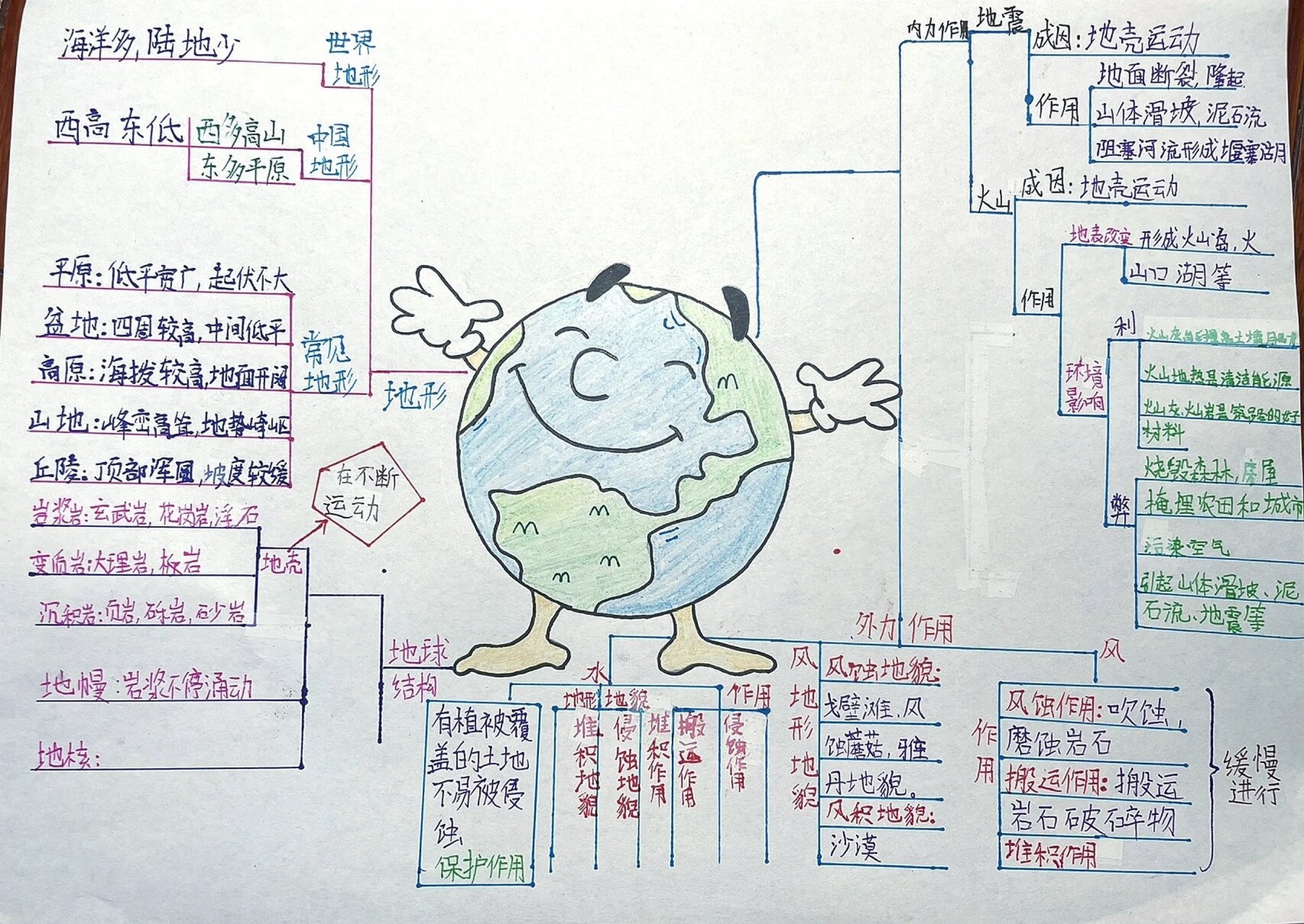 思维导图科学五年级图片