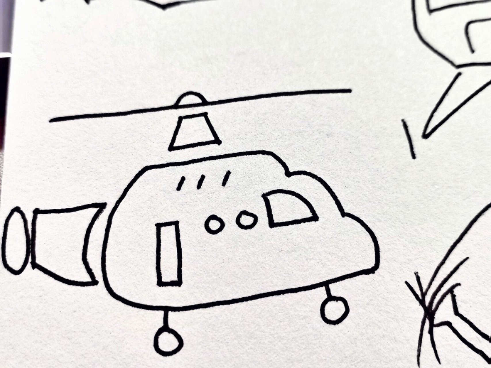 幼师day213---简笔画:直升飞机76157615 舒克舒克舒克舒克,开