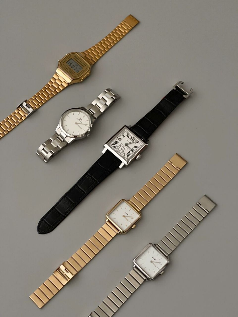 5款简约百搭手表分享 一些分享 - #手表# #cluse# #casio# #艾戈勒