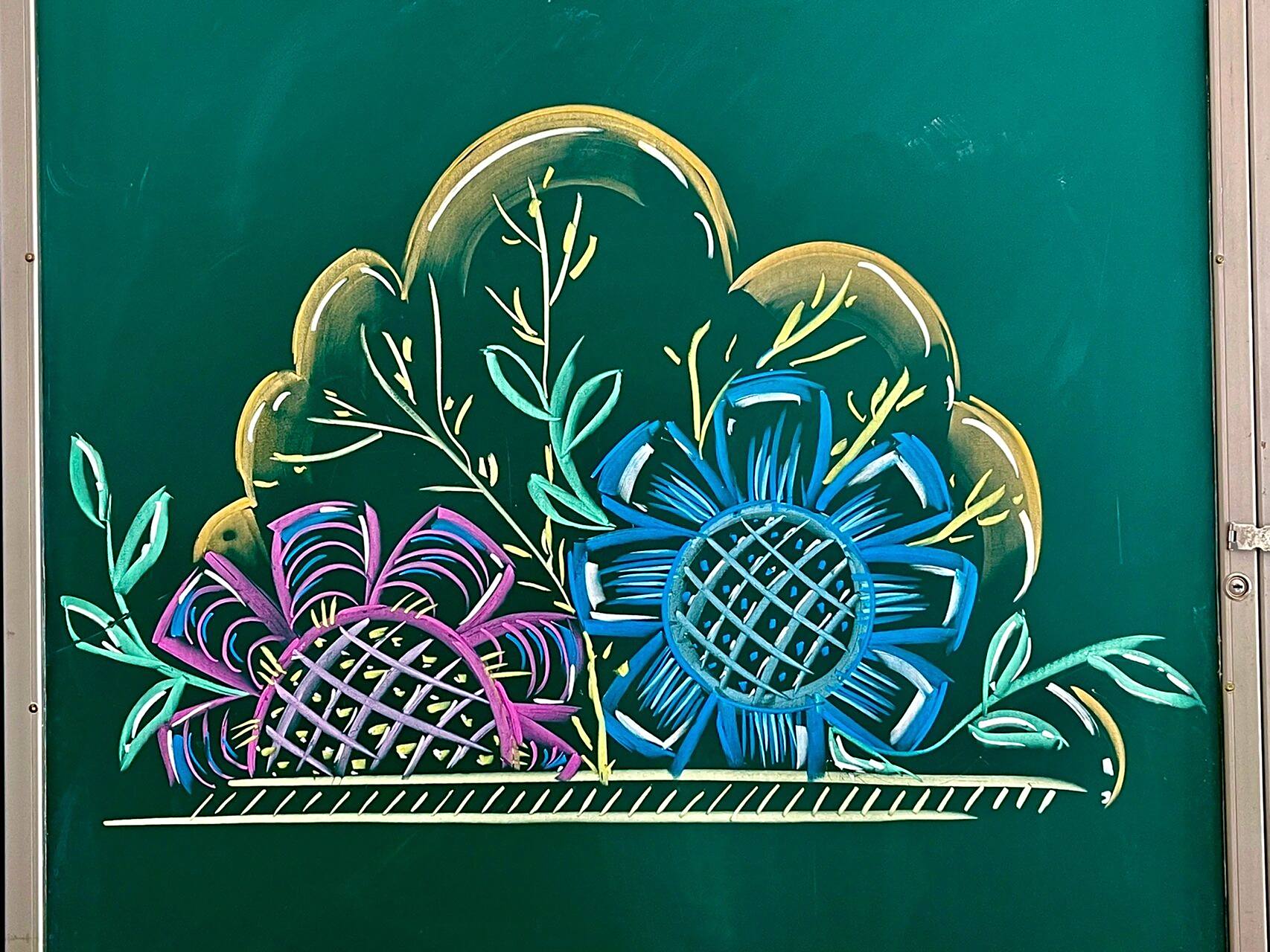 黑板报之小角落图案简单好看