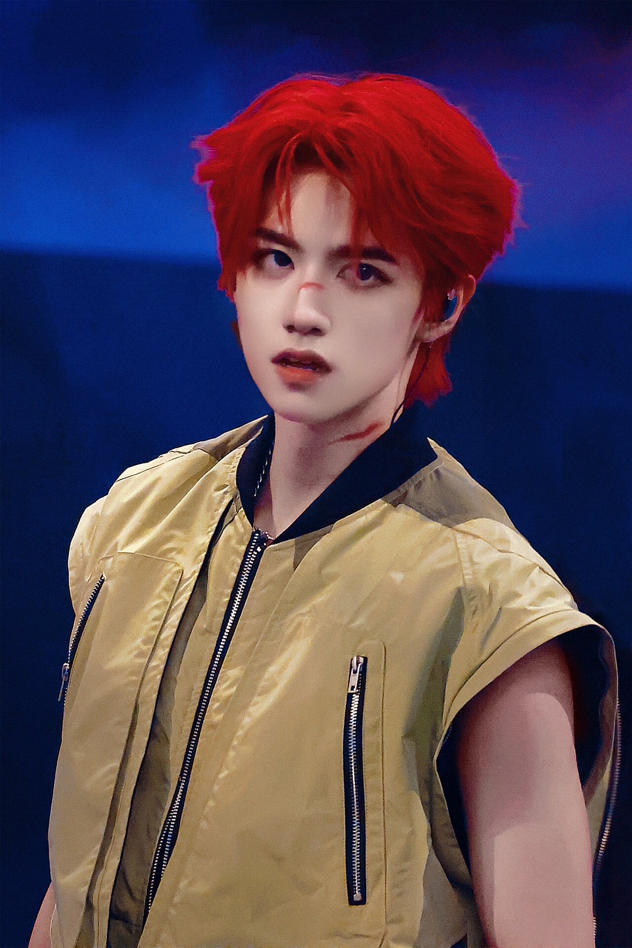 朱志鑫演唱会红发神图