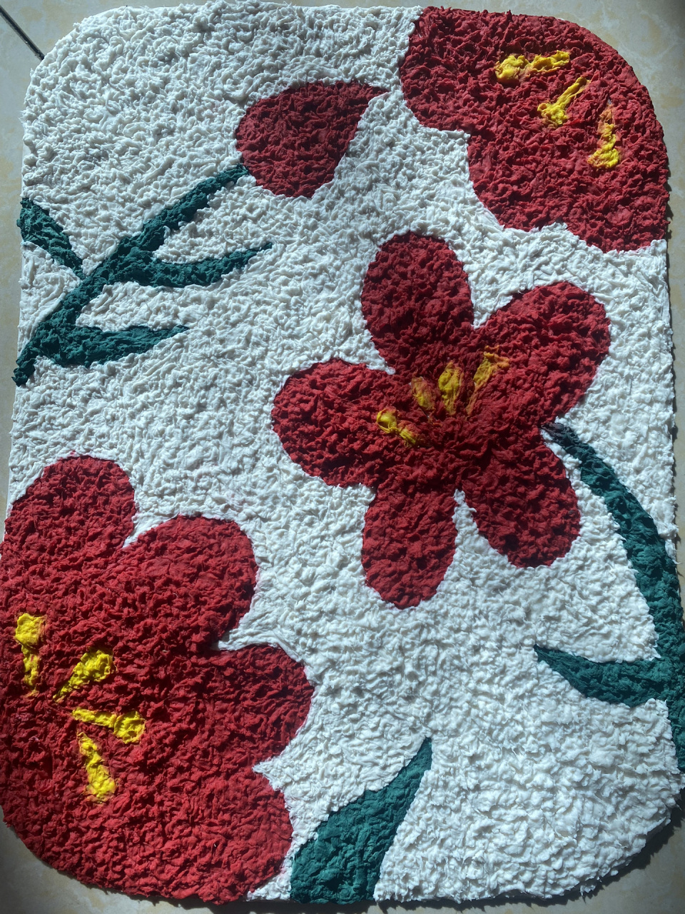 纸浆画02 简单是简单就是有点费手04