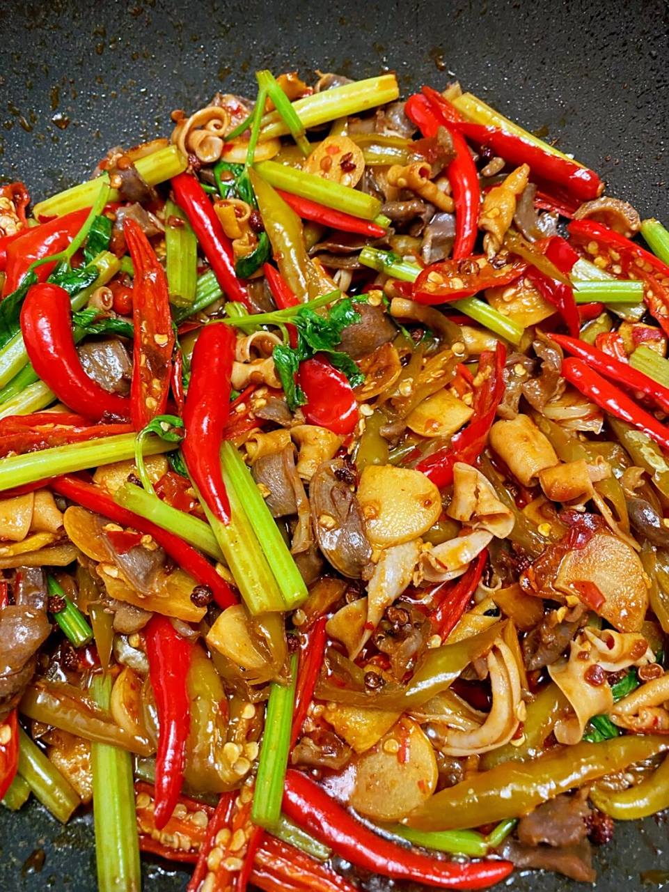 泡椒鸡杂9105酸辣够味,下饭必备 96川味泡椒鸡杂,这样做超级下