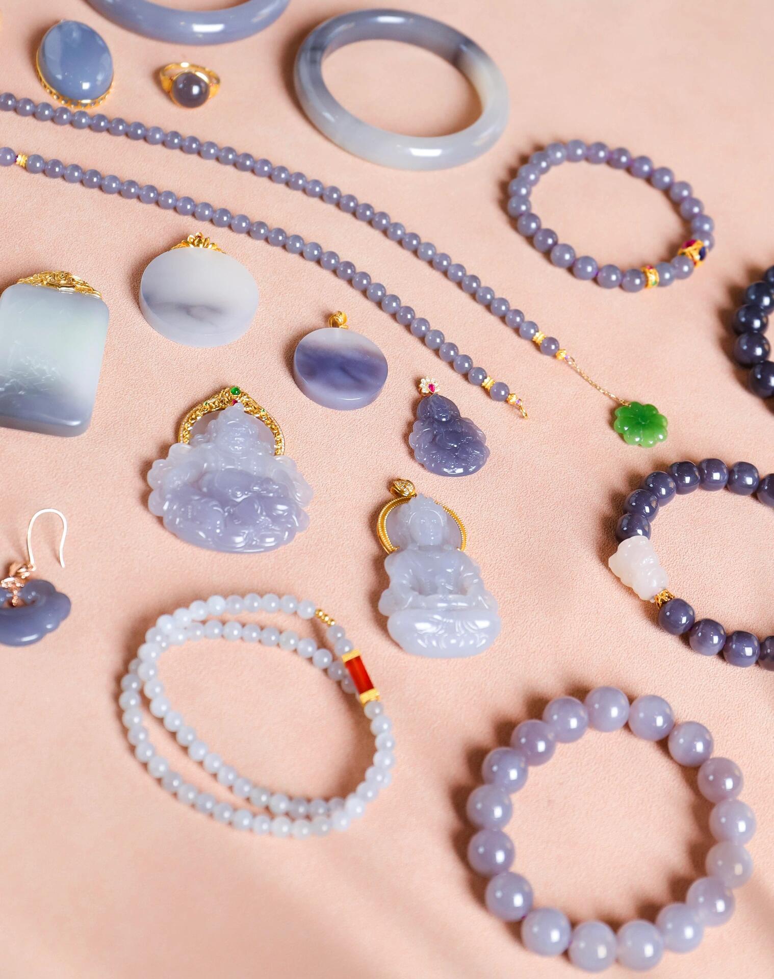 紫是浪漫,是贵气,是祥瑞 |和田玉烟紫