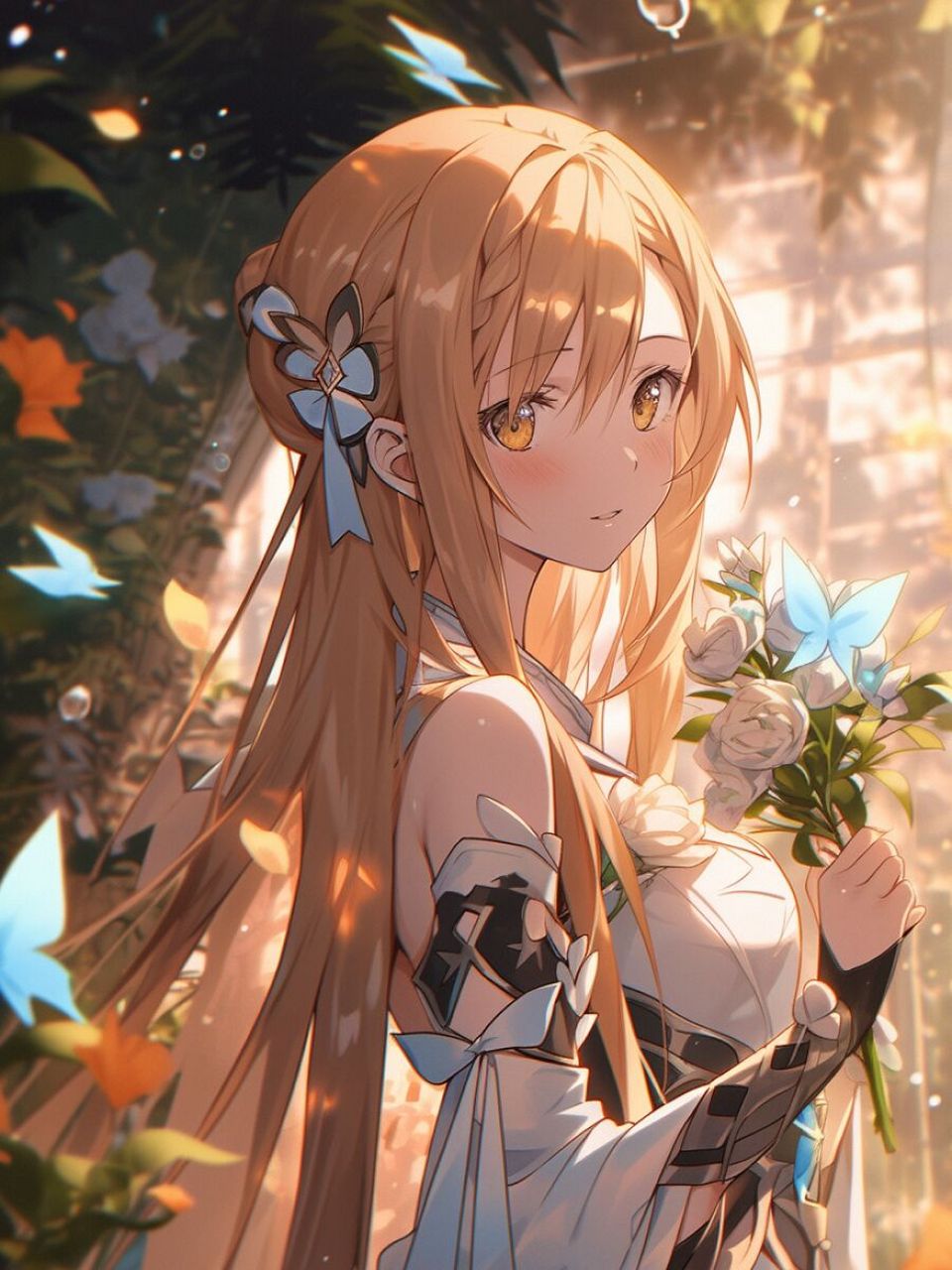 【刀剑神域】亚丝娜丨精美壁纸 (含完整壁纸)左下角进入  本是结城家