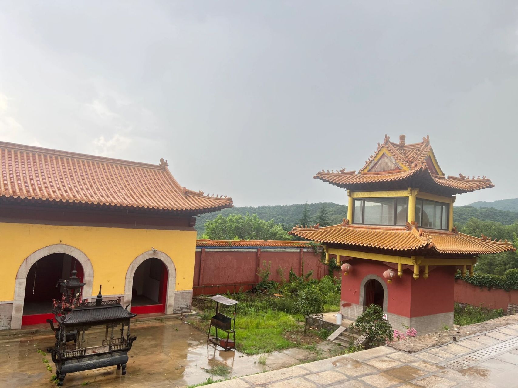 烟台小众寺庙 目前免费-莱山竹林寺 导航 烟台竹林寺,公交比较麻烦有